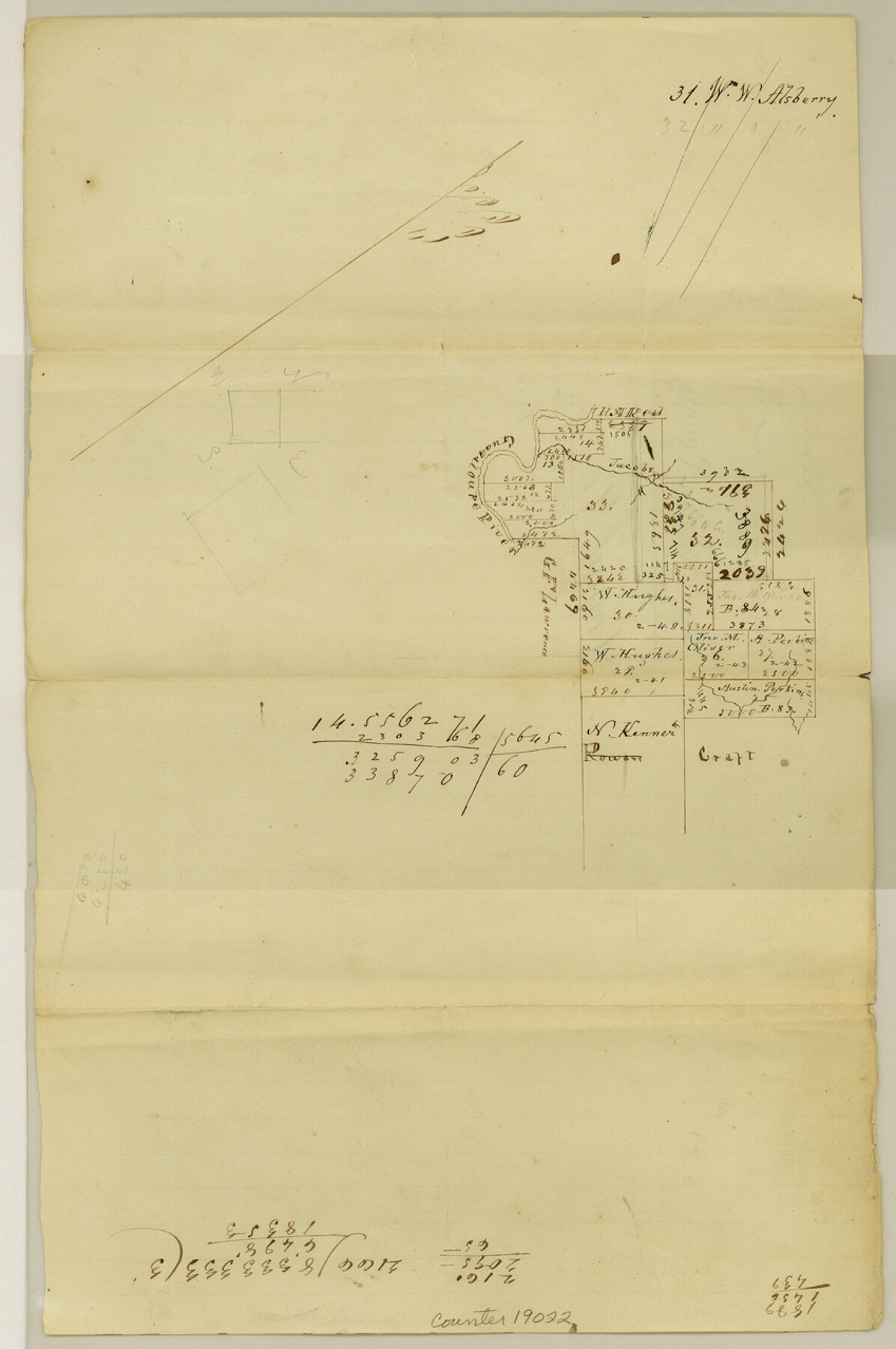 19022, Comal County Sketch File 11, General Map Collection