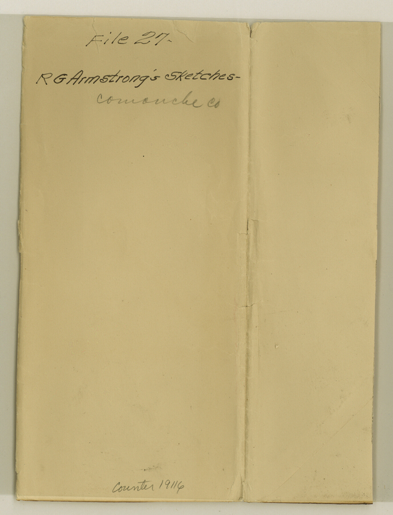 19116, Comanche County Sketch File 27, General Map Collection