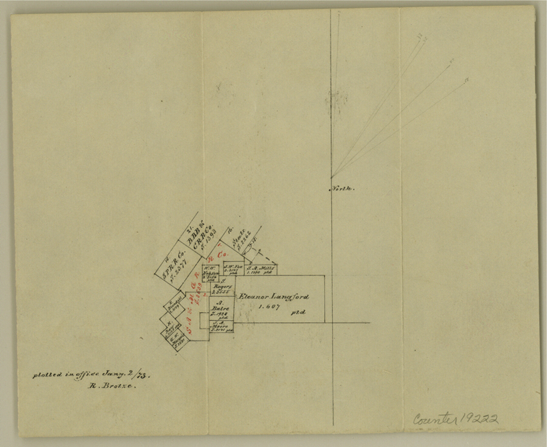 19222, Cooke County Sketch File 3, General Map Collection