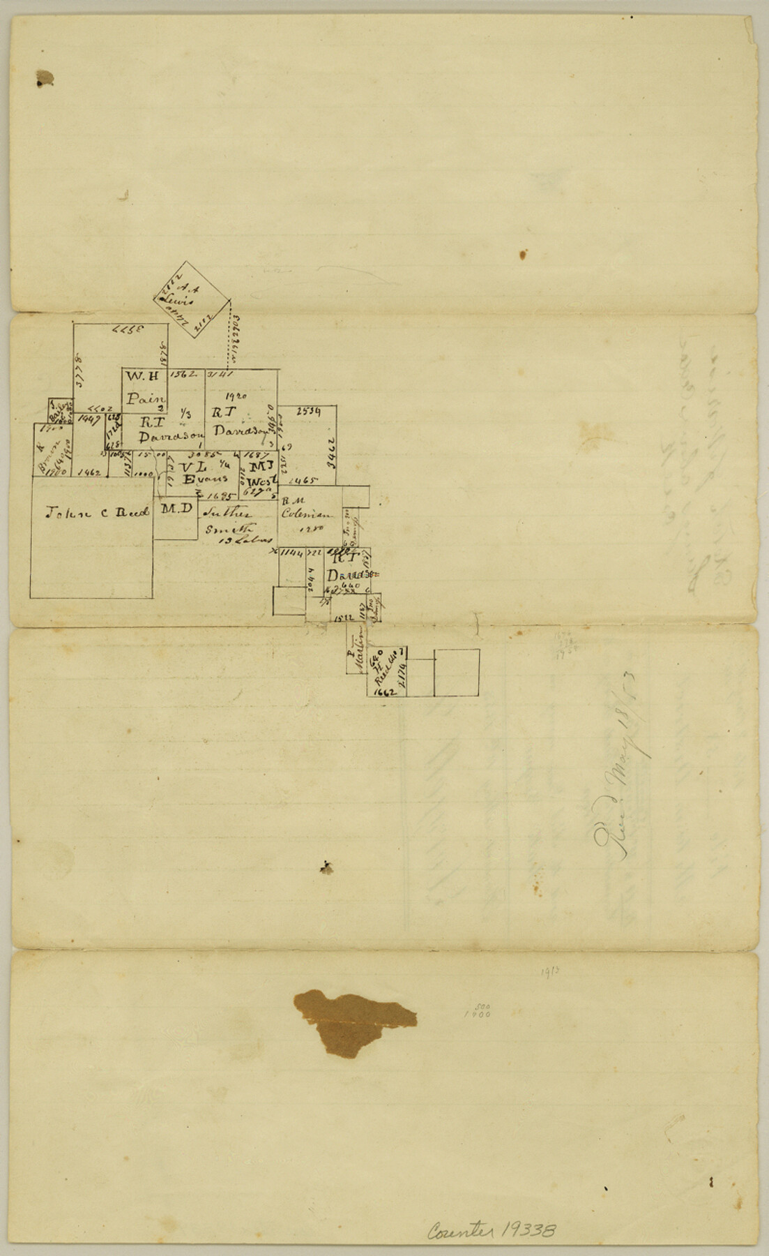 19338, Coryell County Sketch File 2, General Map Collection