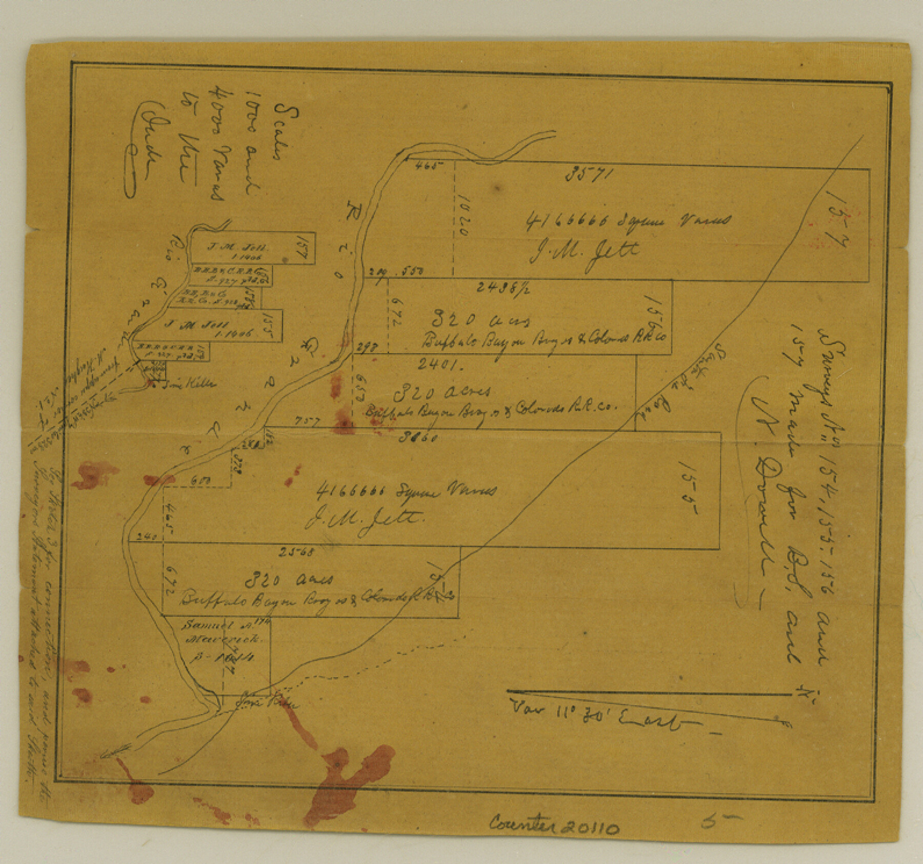 20111, Culberson County Sketch File 1c, General Map Collection