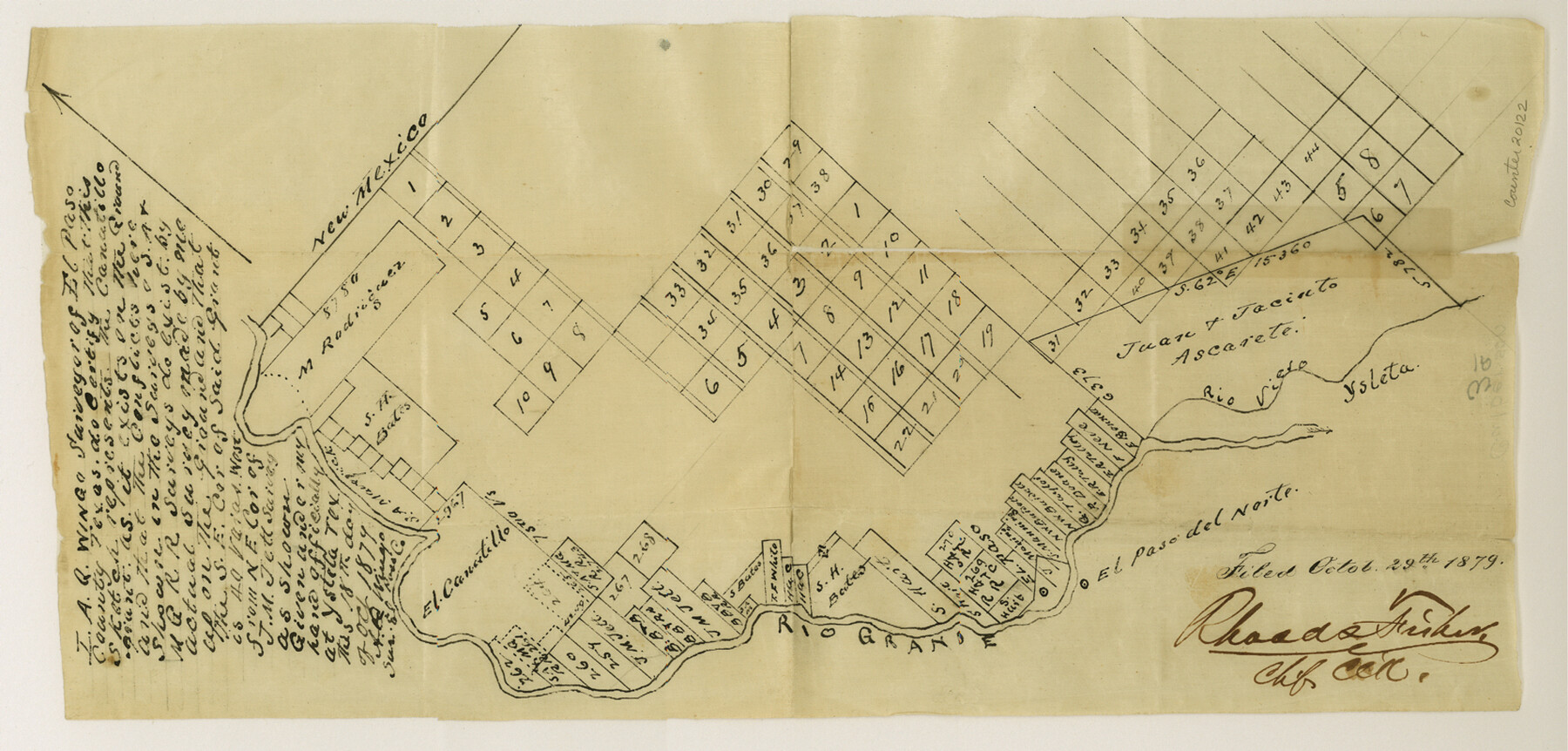 20122, Culberson County Sketch File 3a, General Map Collection