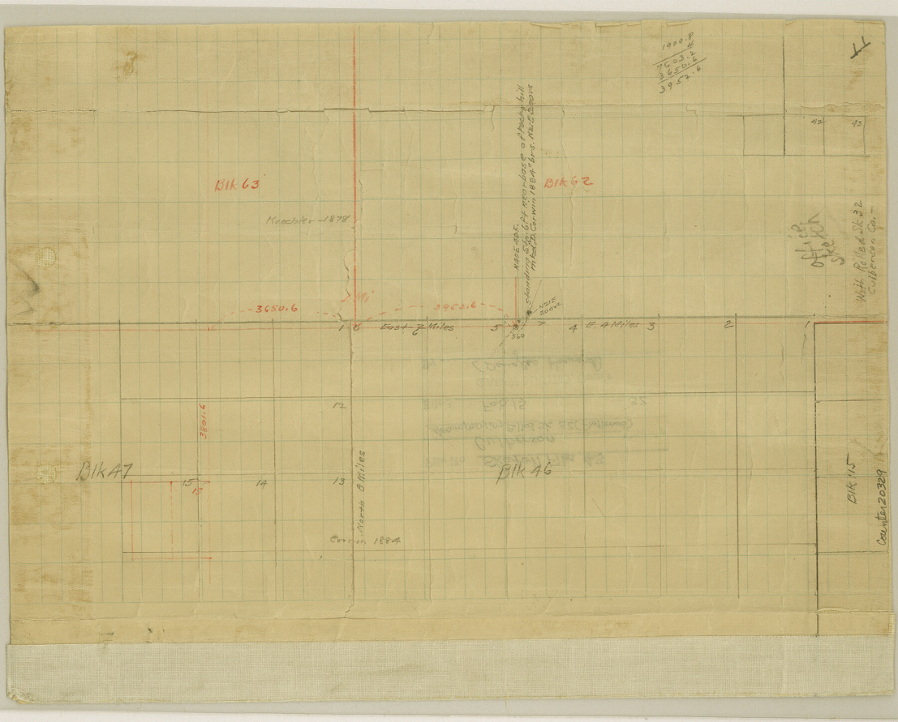 20329, Culberson County Sketch File 43, General Map Collection