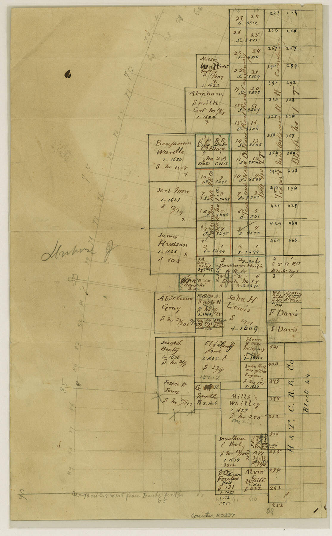 20337, Dallam County Sketch File 3, General Map Collection