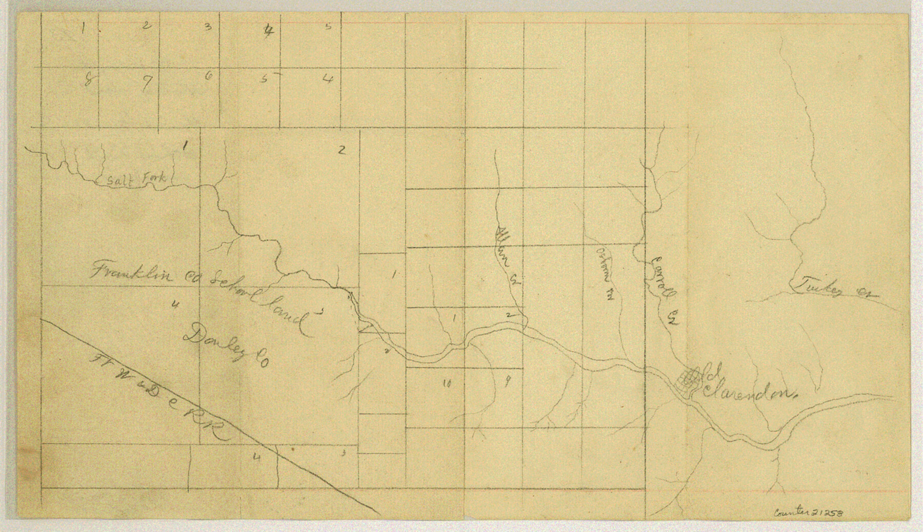 21258, Donley County Sketch File 23, General Map Collection