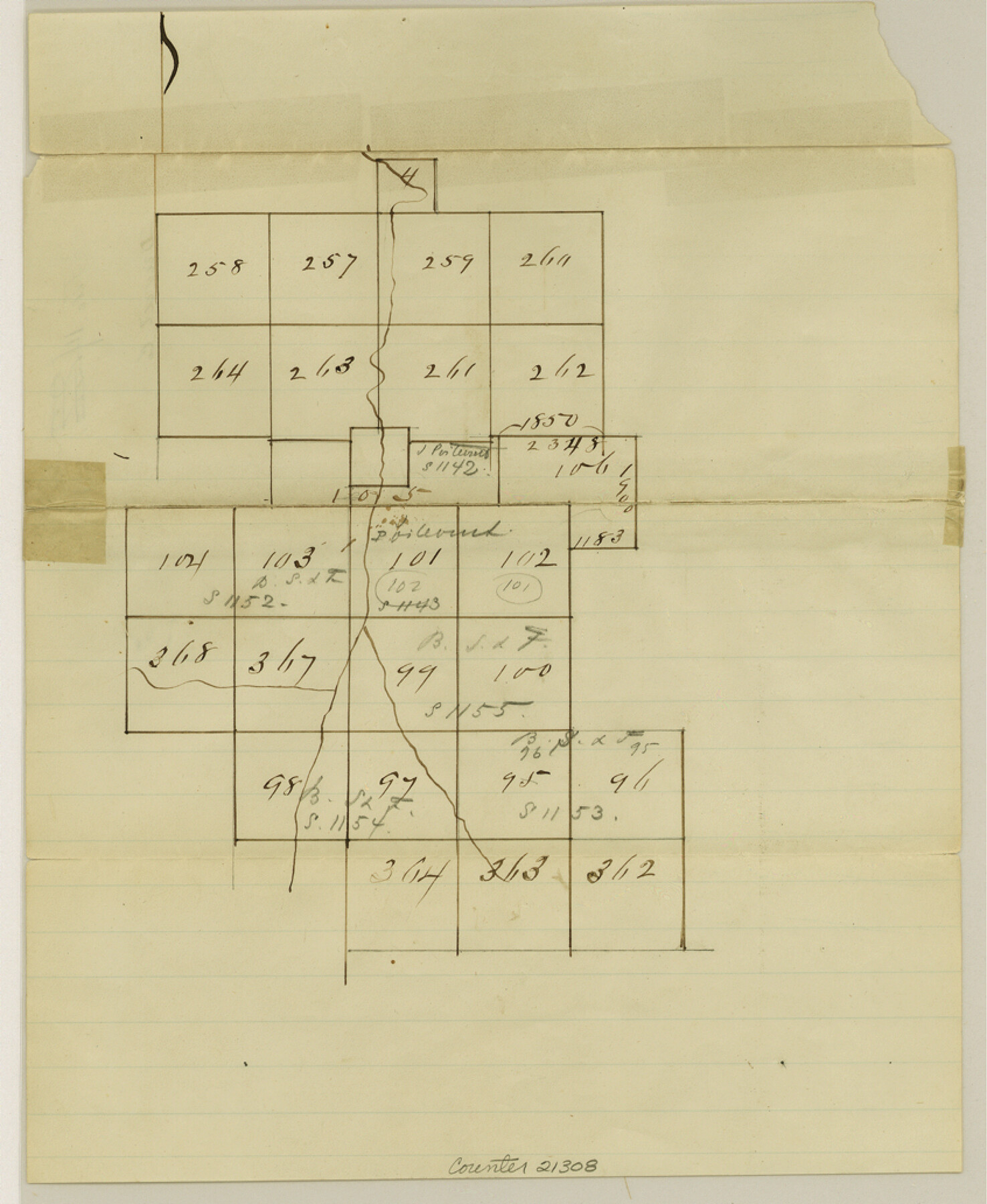 21308, Duval County Sketch File 14, General Map Collection