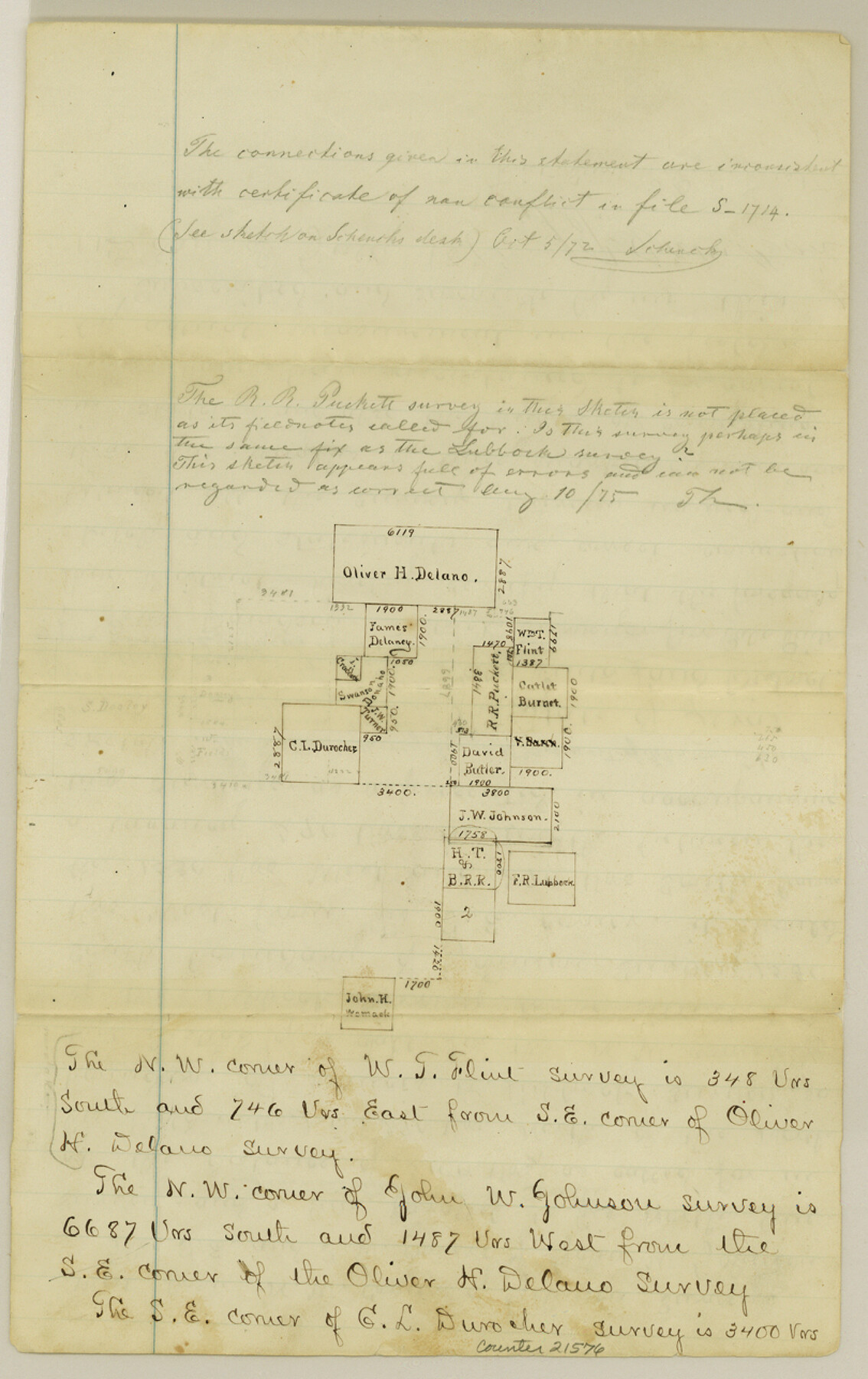 21576, Eastland County Sketch File 8, General Map Collection