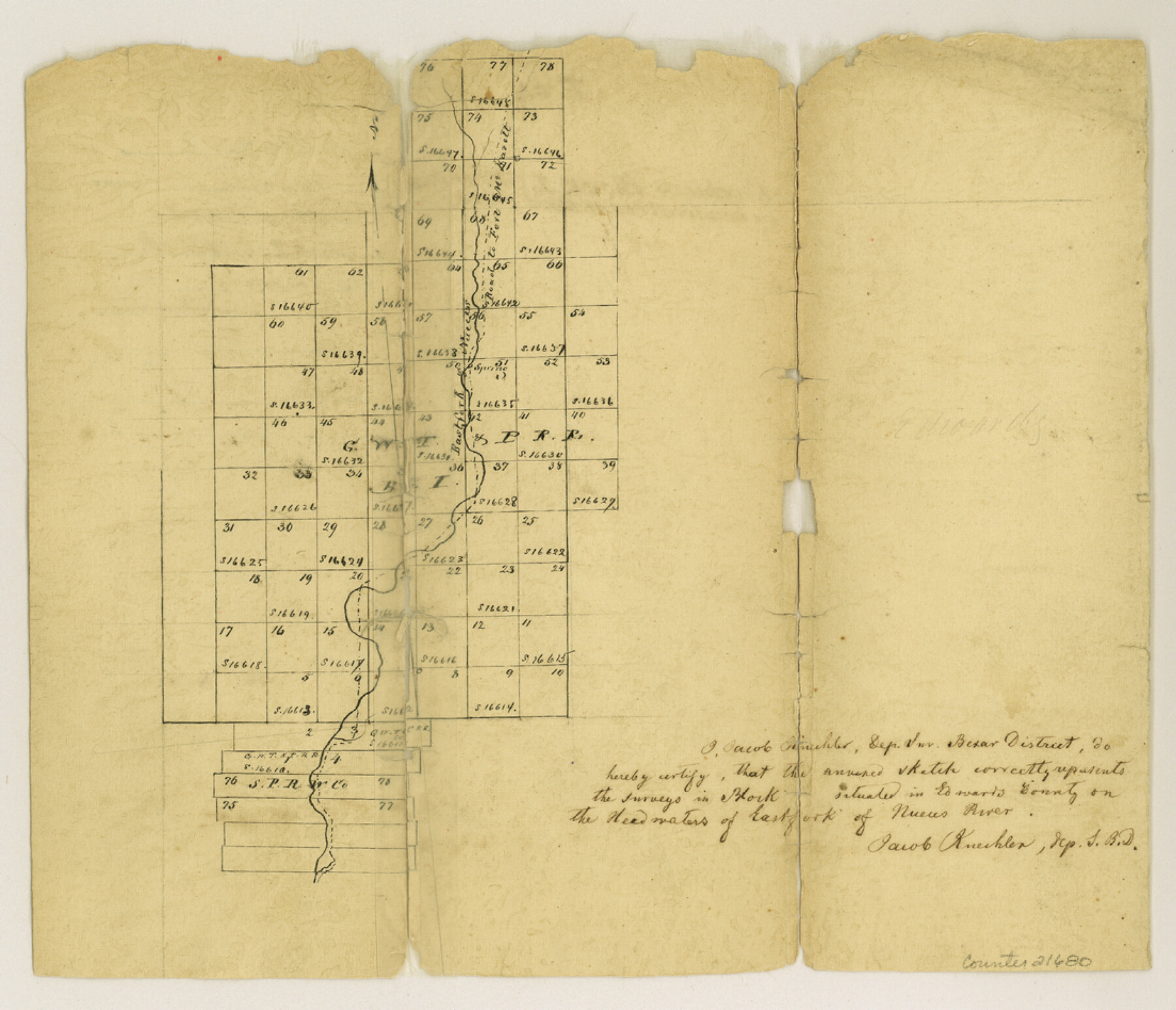 21680, Edwards County Sketch File 4, General Map Collection