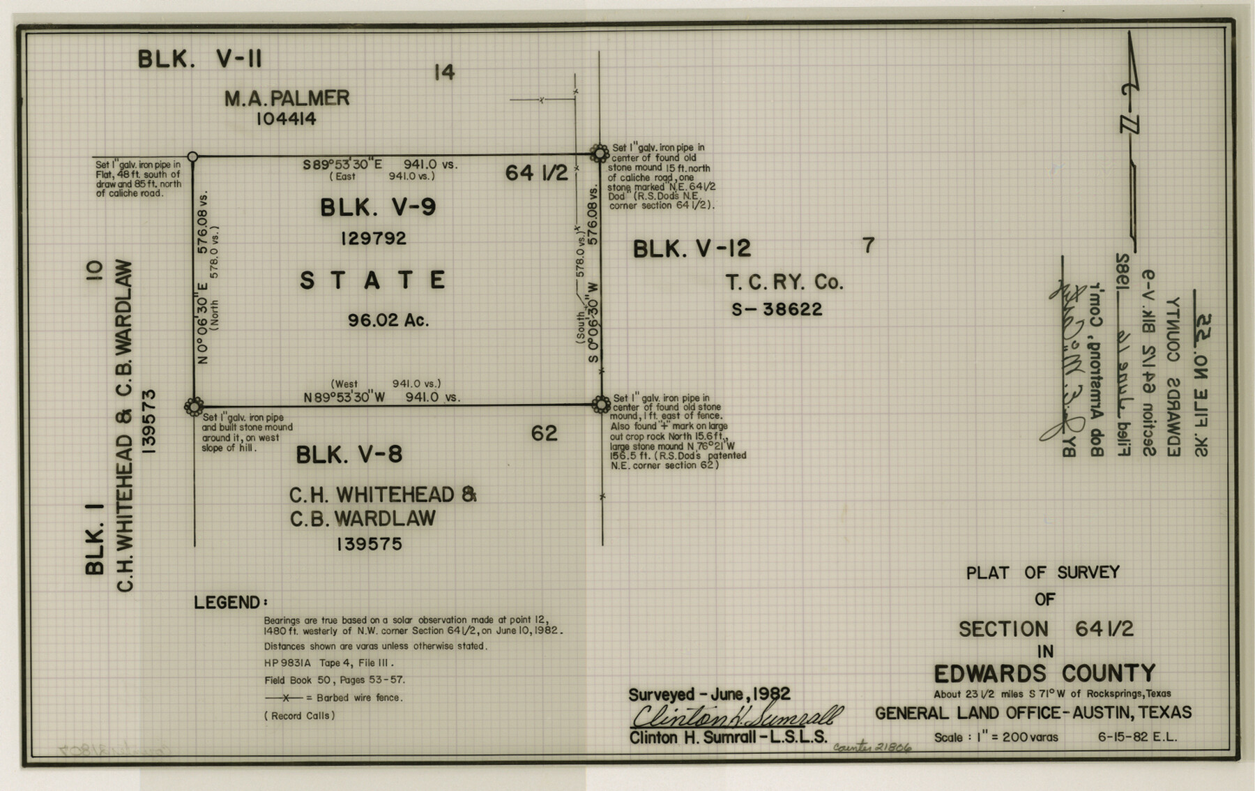 21806, Edwards County Sketch File 55, General Map Collection