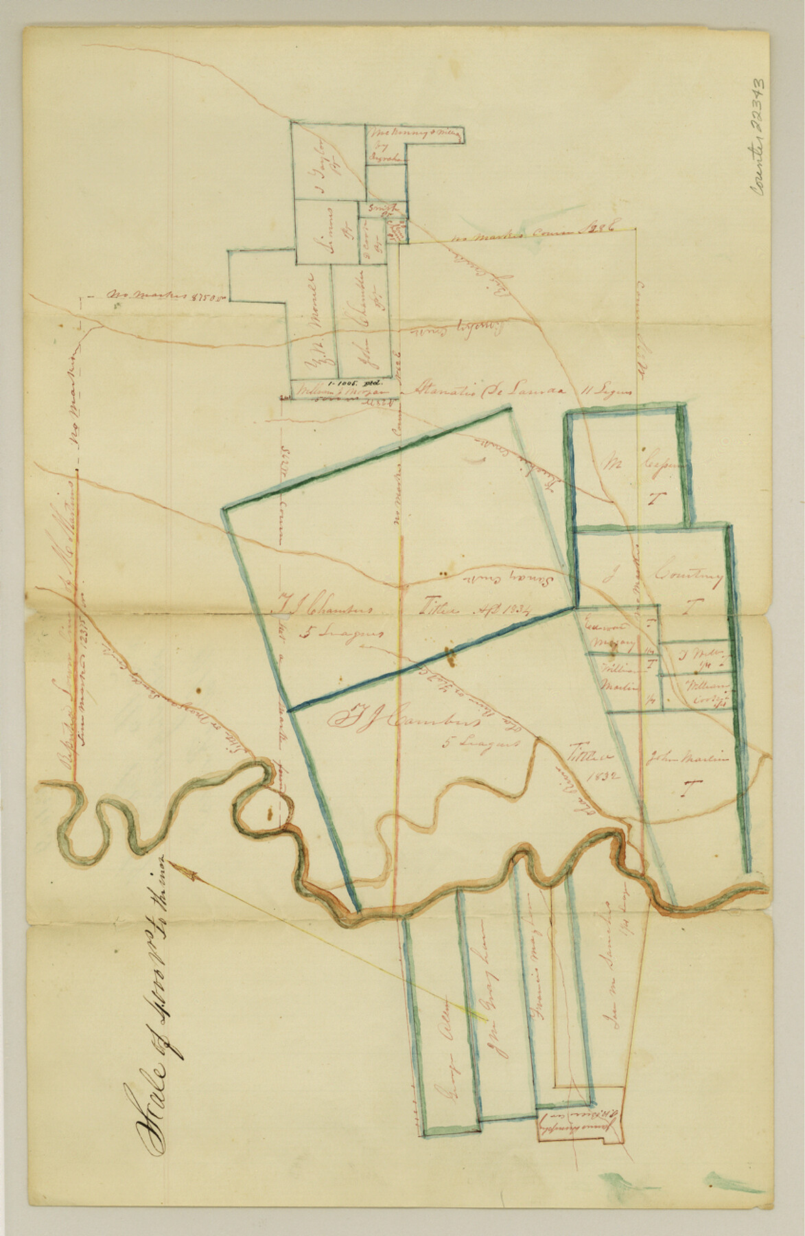 22343, Falls County Sketch File 9, General Map Collection