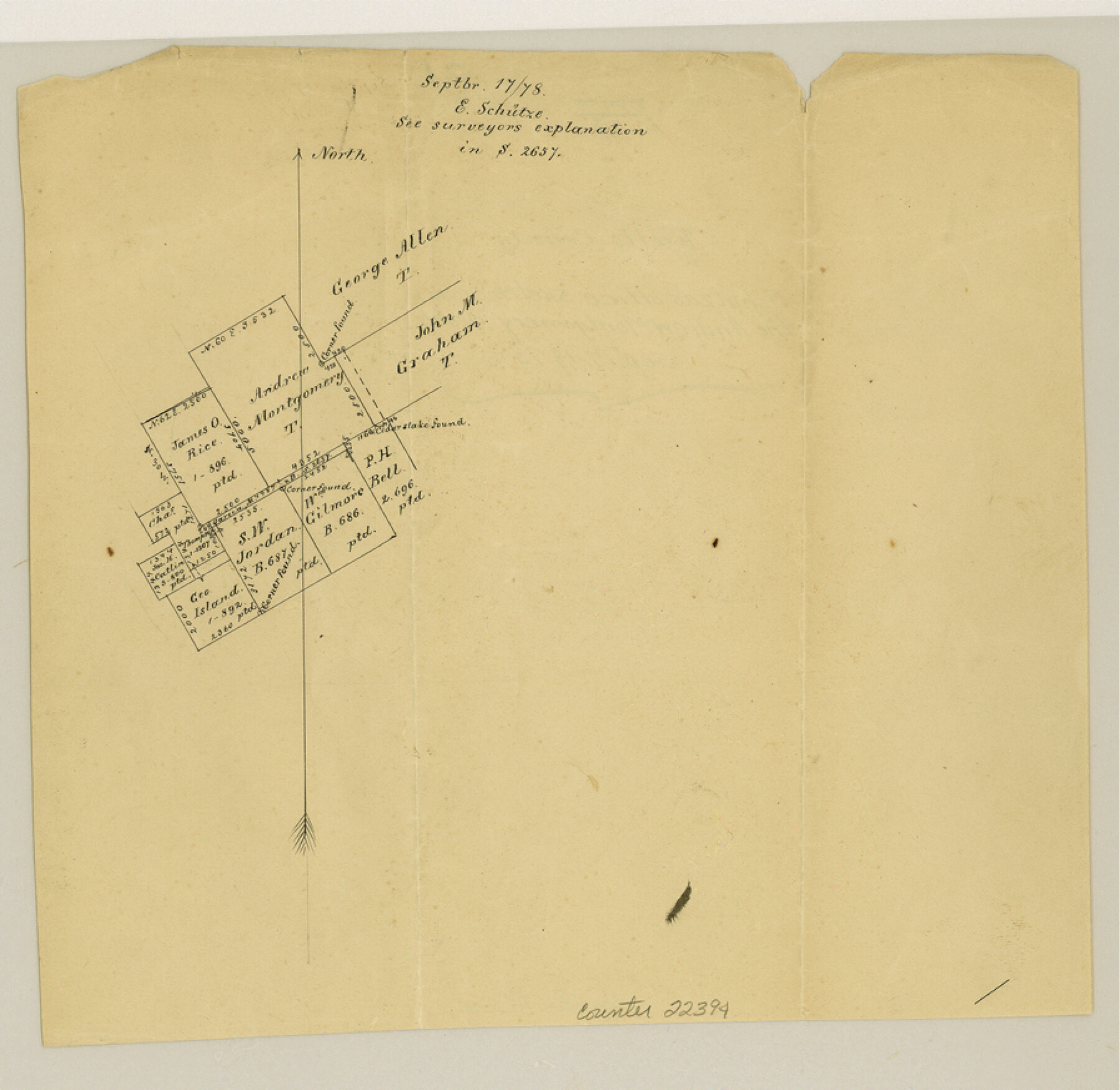 22394, Falls County Sketch File 21, General Map Collection