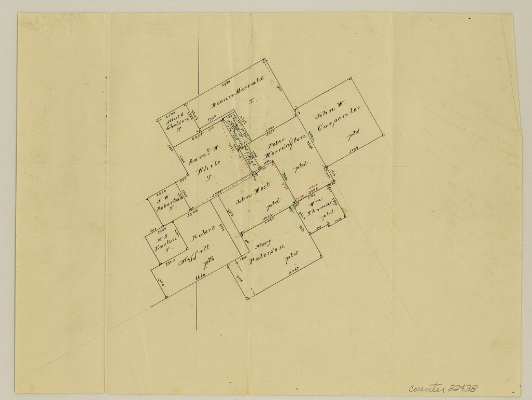 22438, Falls County Sketch File 28, General Map Collection