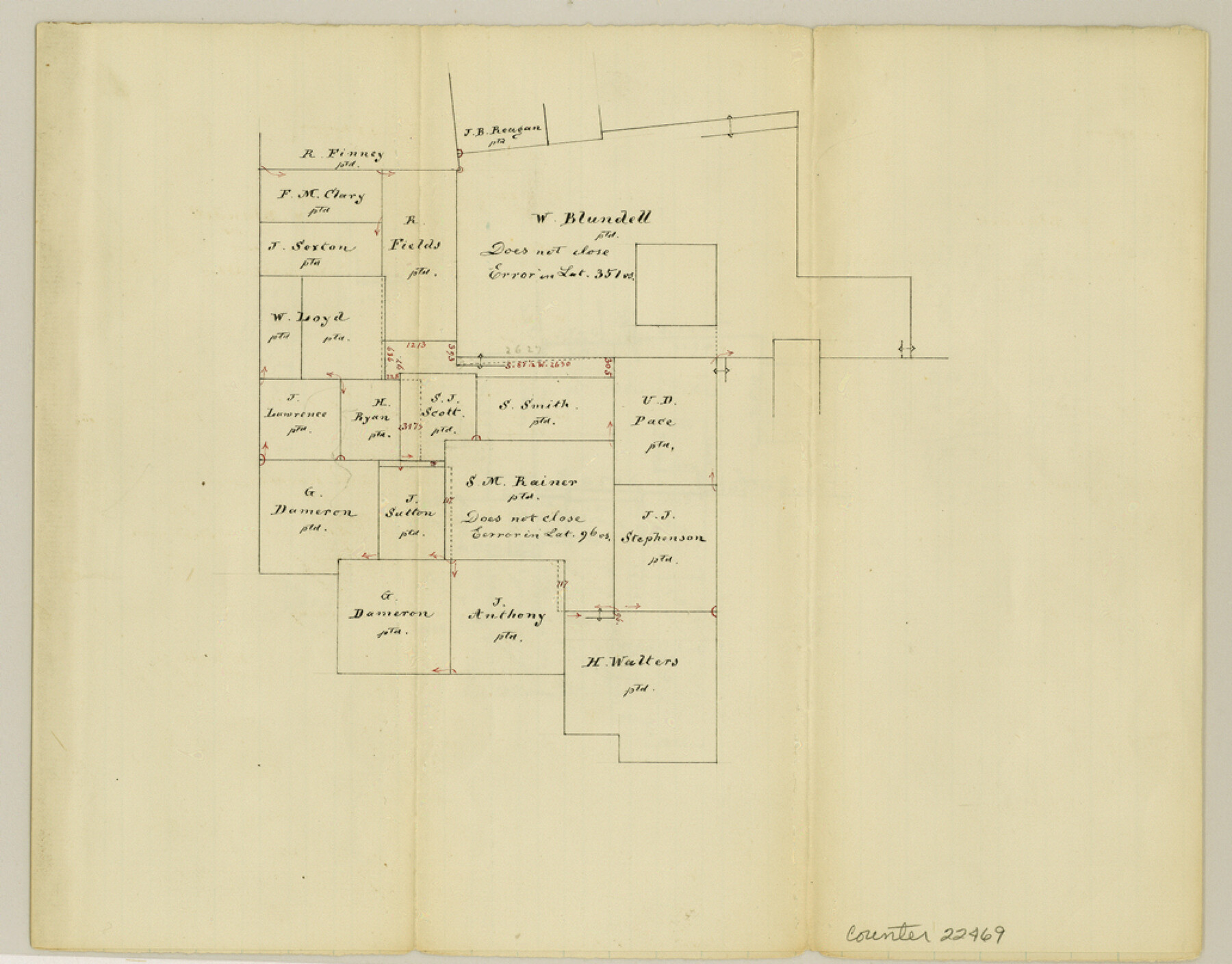 22469, Fannin County Sketch File 16, General Map Collection