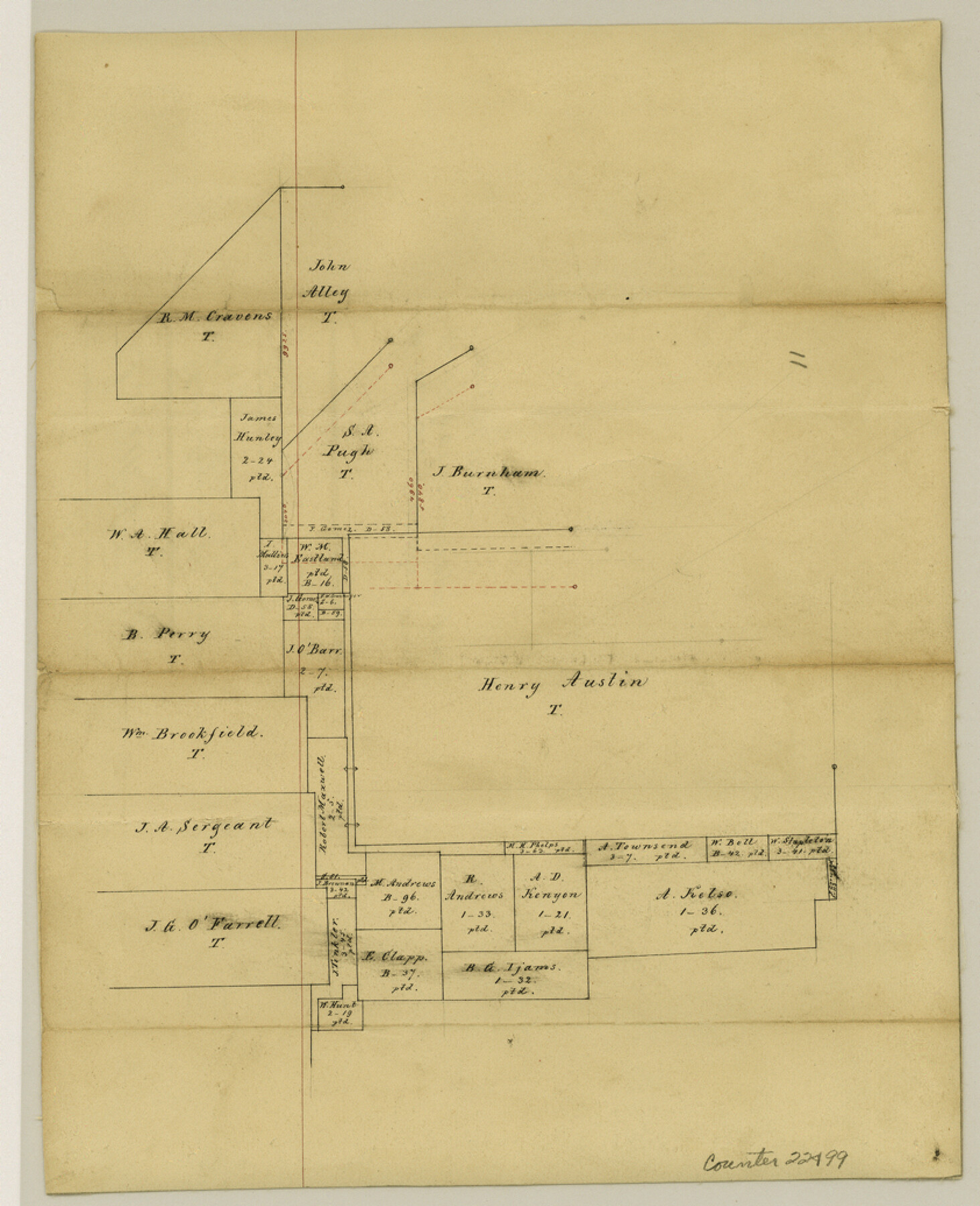 22499, Fayette County Sketch File 2, General Map Collection