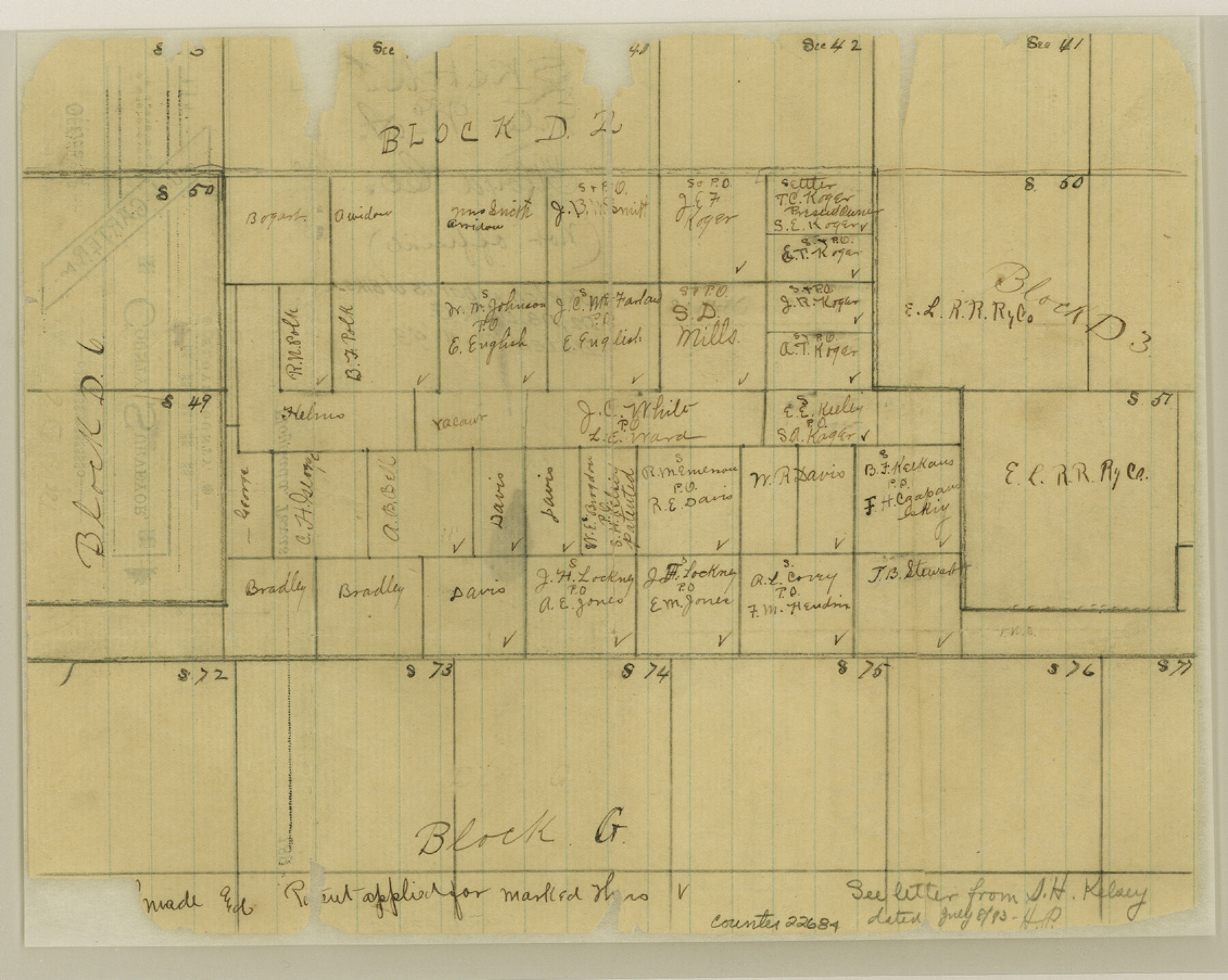 22684, Floyd County Sketch File A, General Map Collection