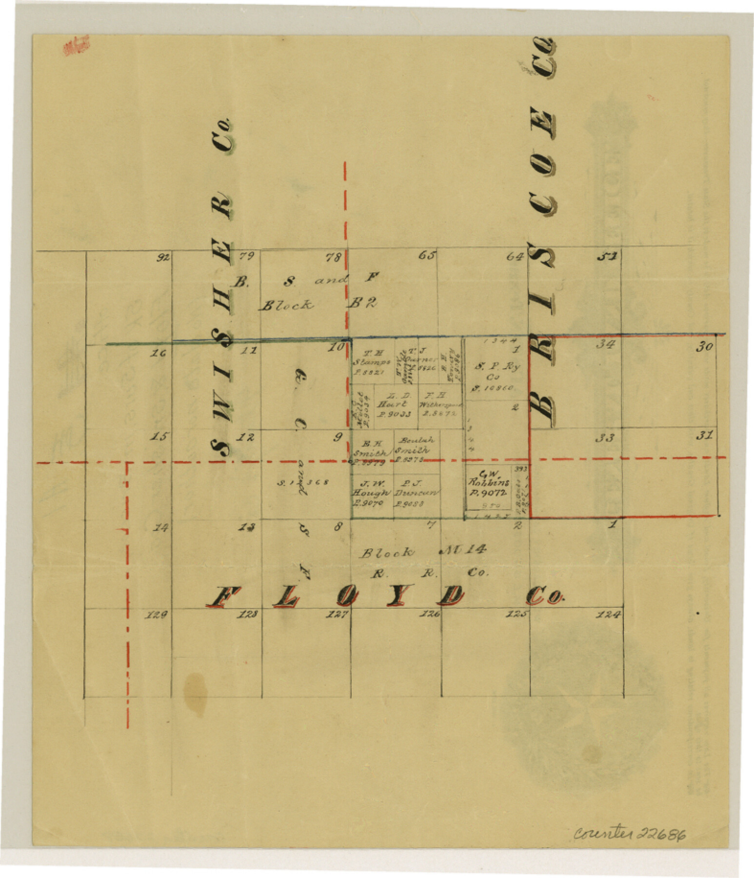 22686, Floyd County Sketch File A1, General Map Collection