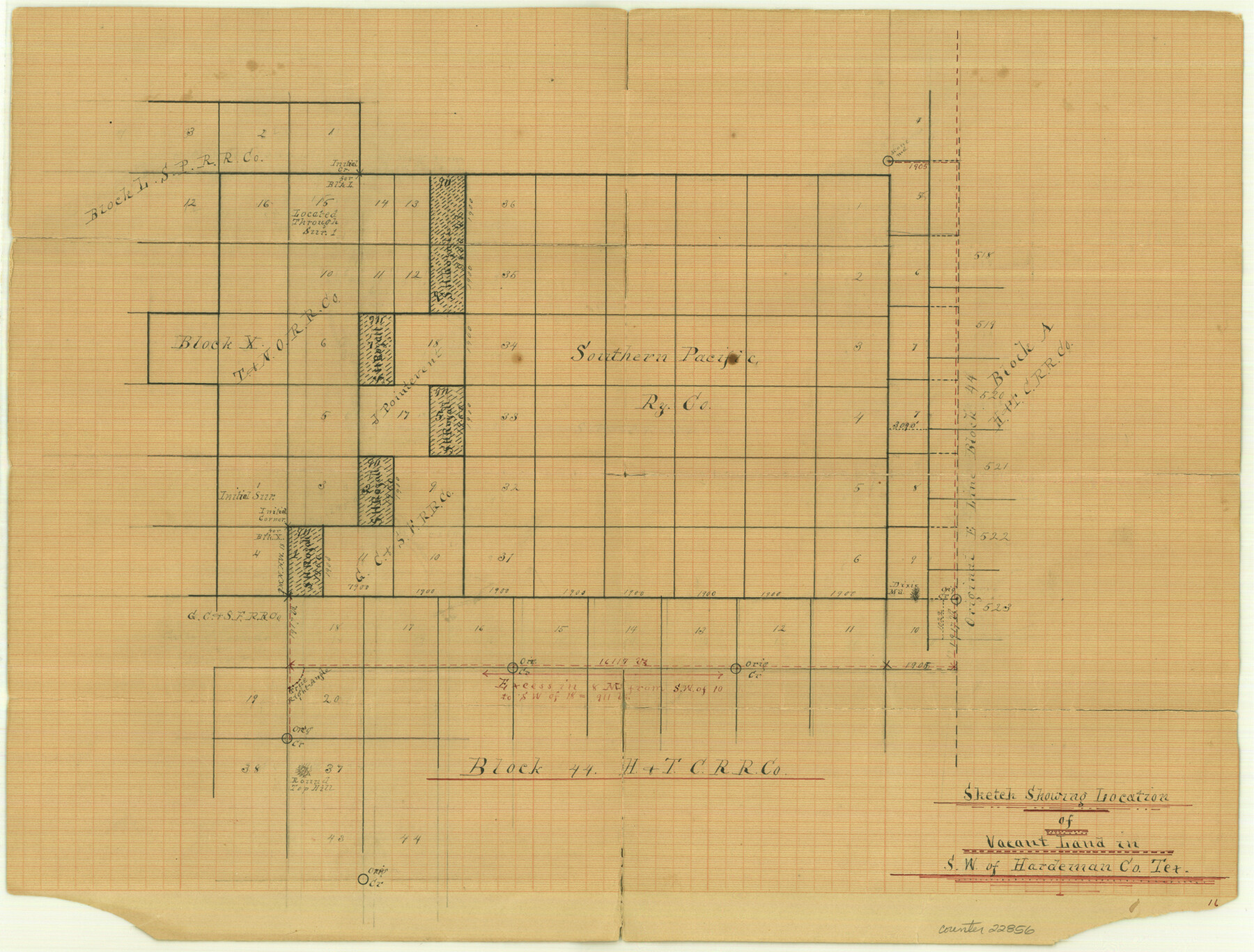22856, Foard County Sketch File 26, General Map Collection