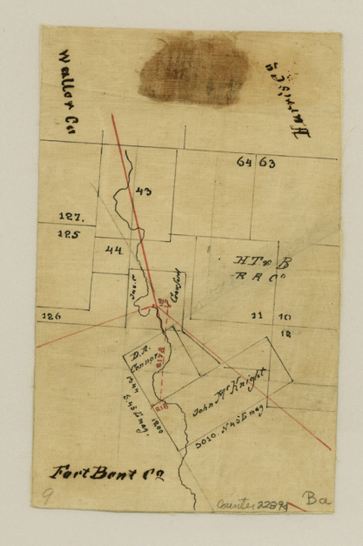 22894, Fort Bend County Sketch File 8, General Map Collection