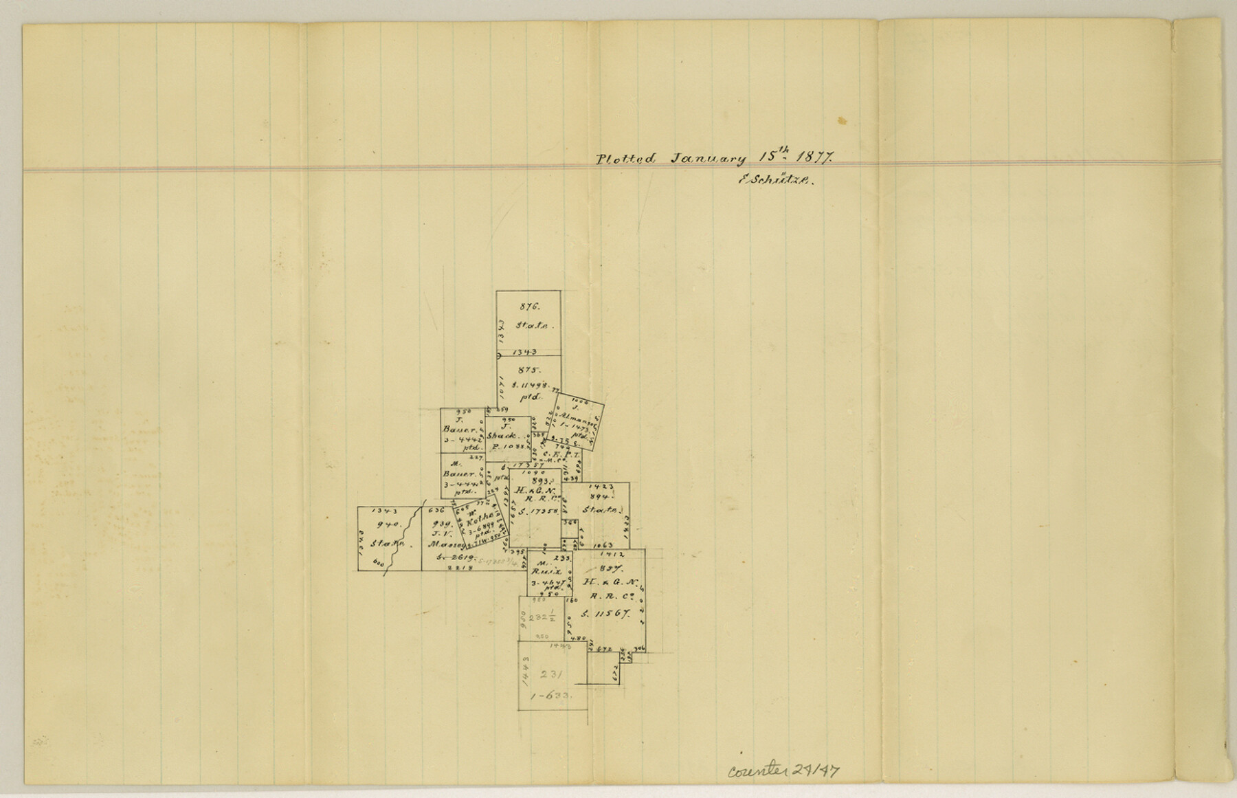 24147, Gillespie County Sketch File 10, General Map Collection