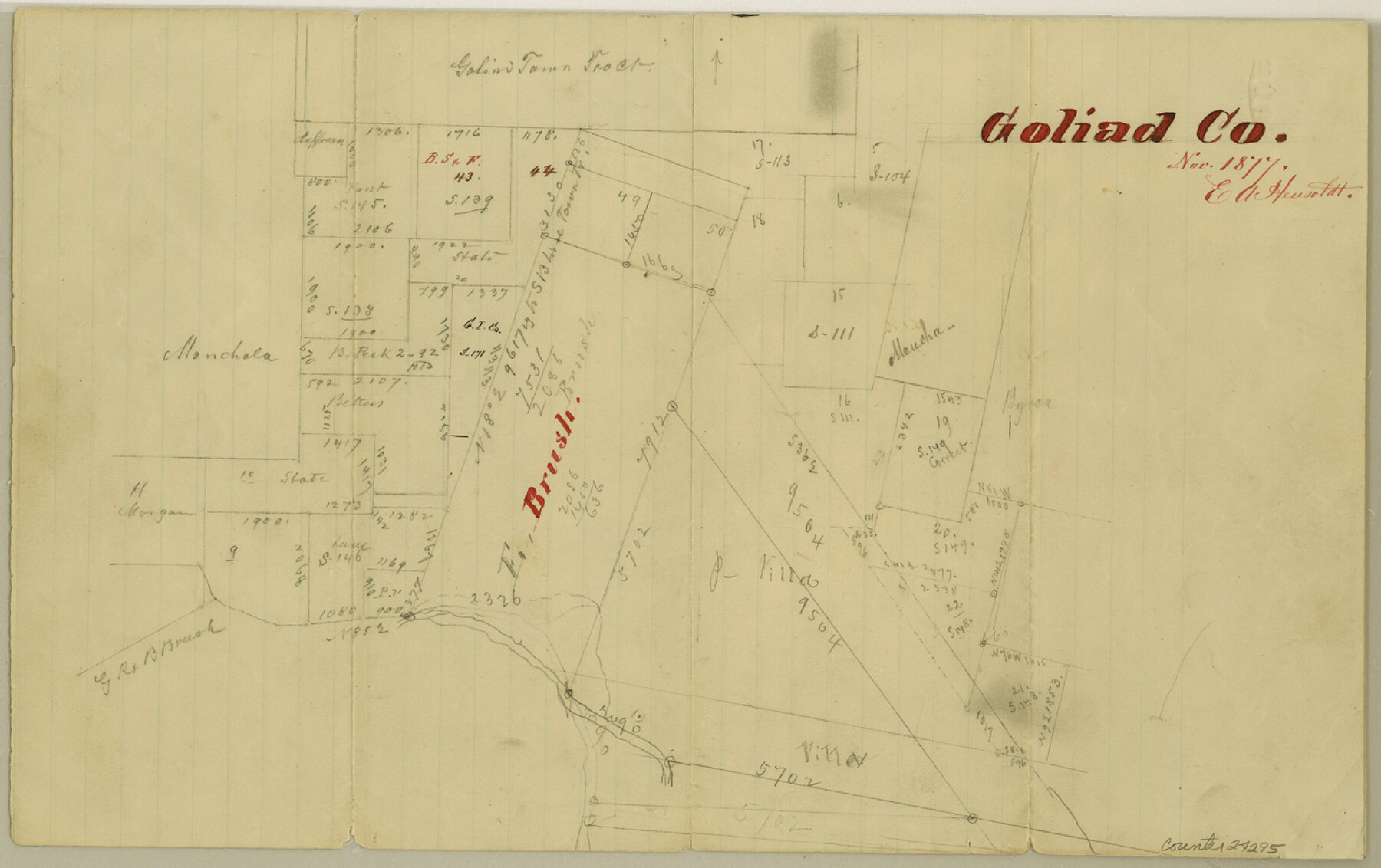 24295, Goliad County Sketch File 23, General Map Collection