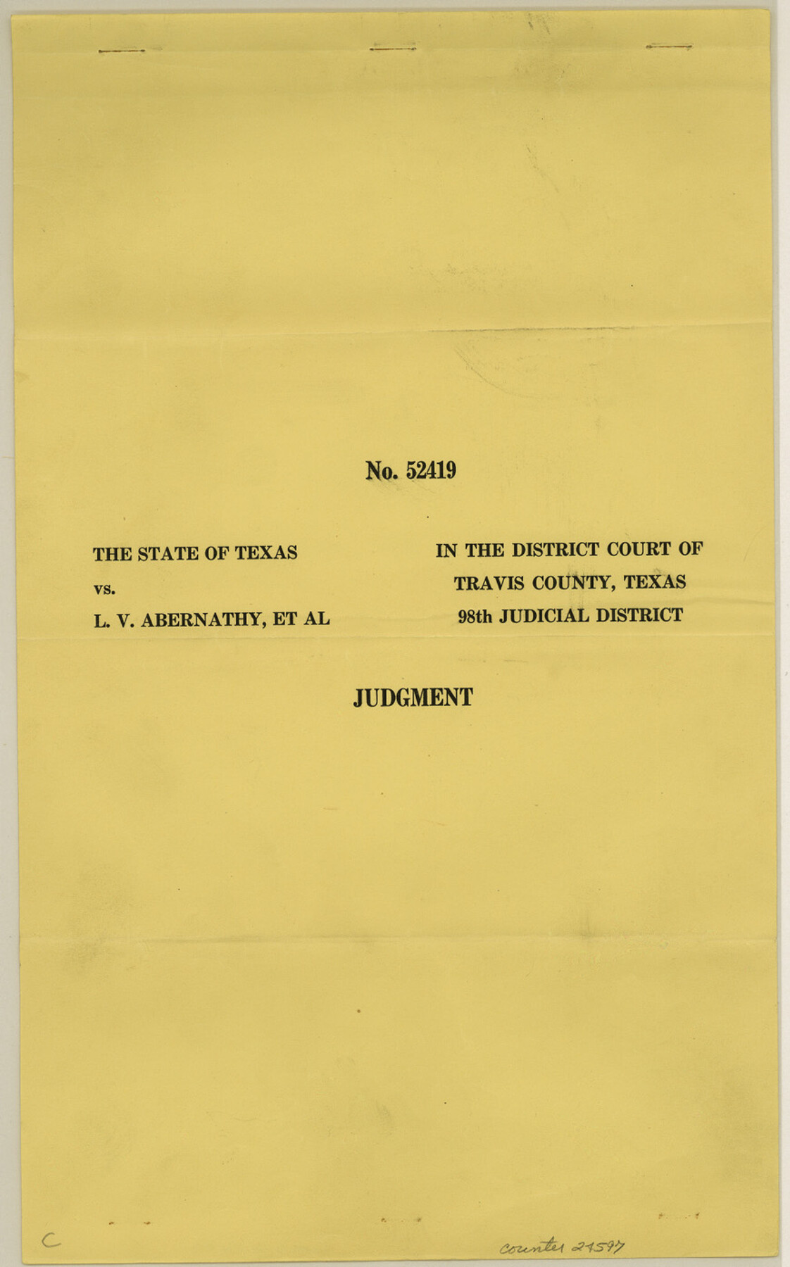 24597, Gregg County Sketch File 13, General Map Collection