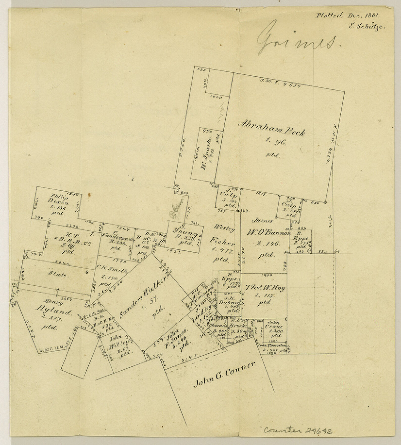 24642, Grimes County Sketch File 5, General Map Collection