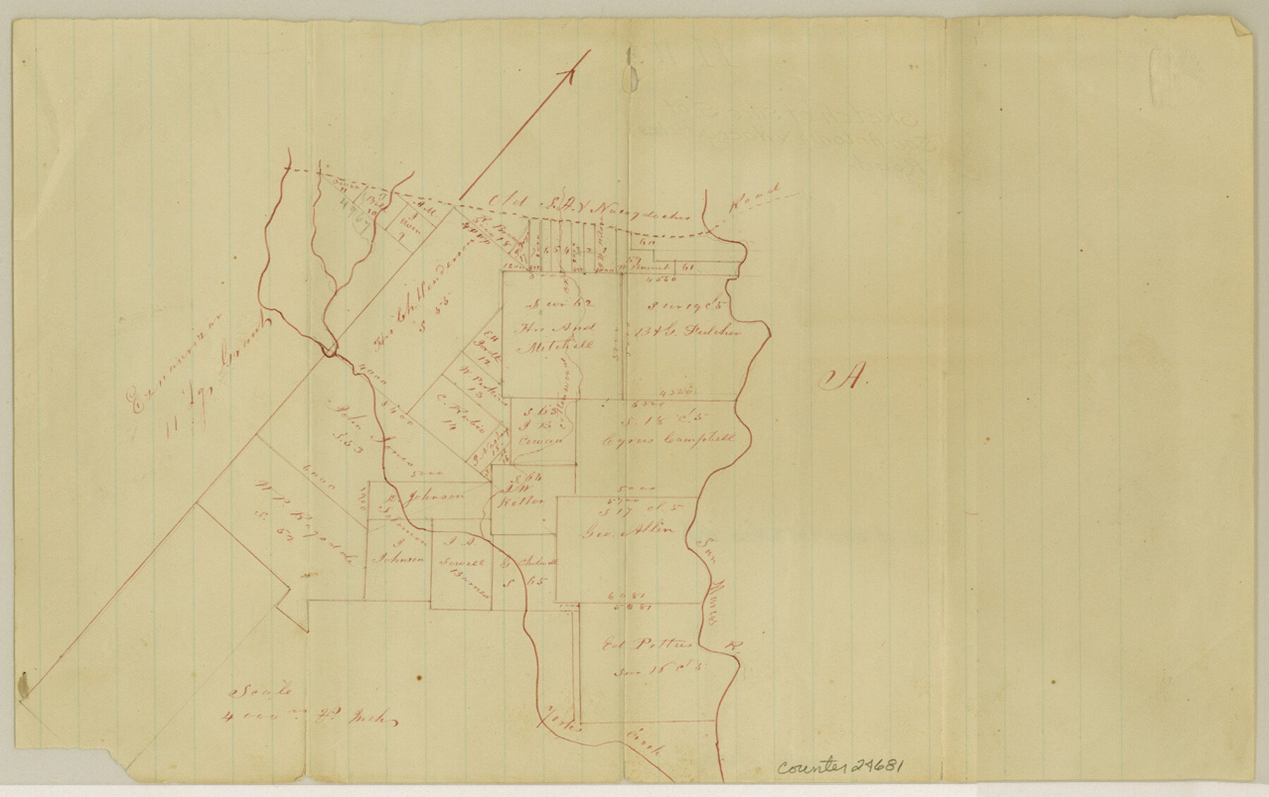 24681, Guadalupe County Sketch File 11, General Map Collection