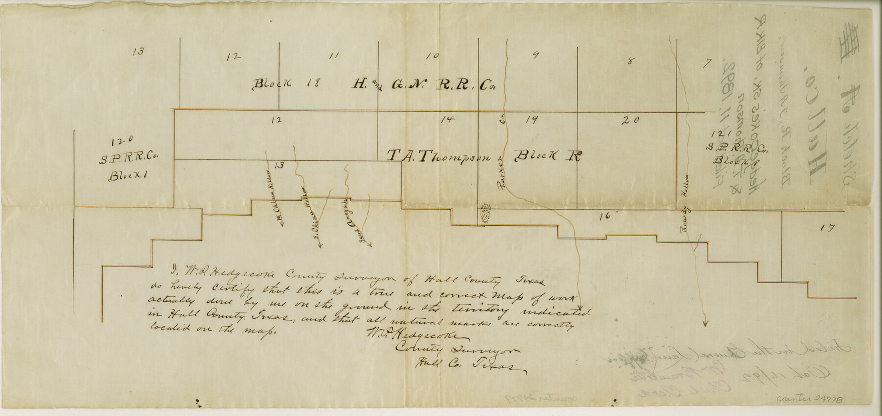 24778, Hall County Sketch File A, General Map Collection