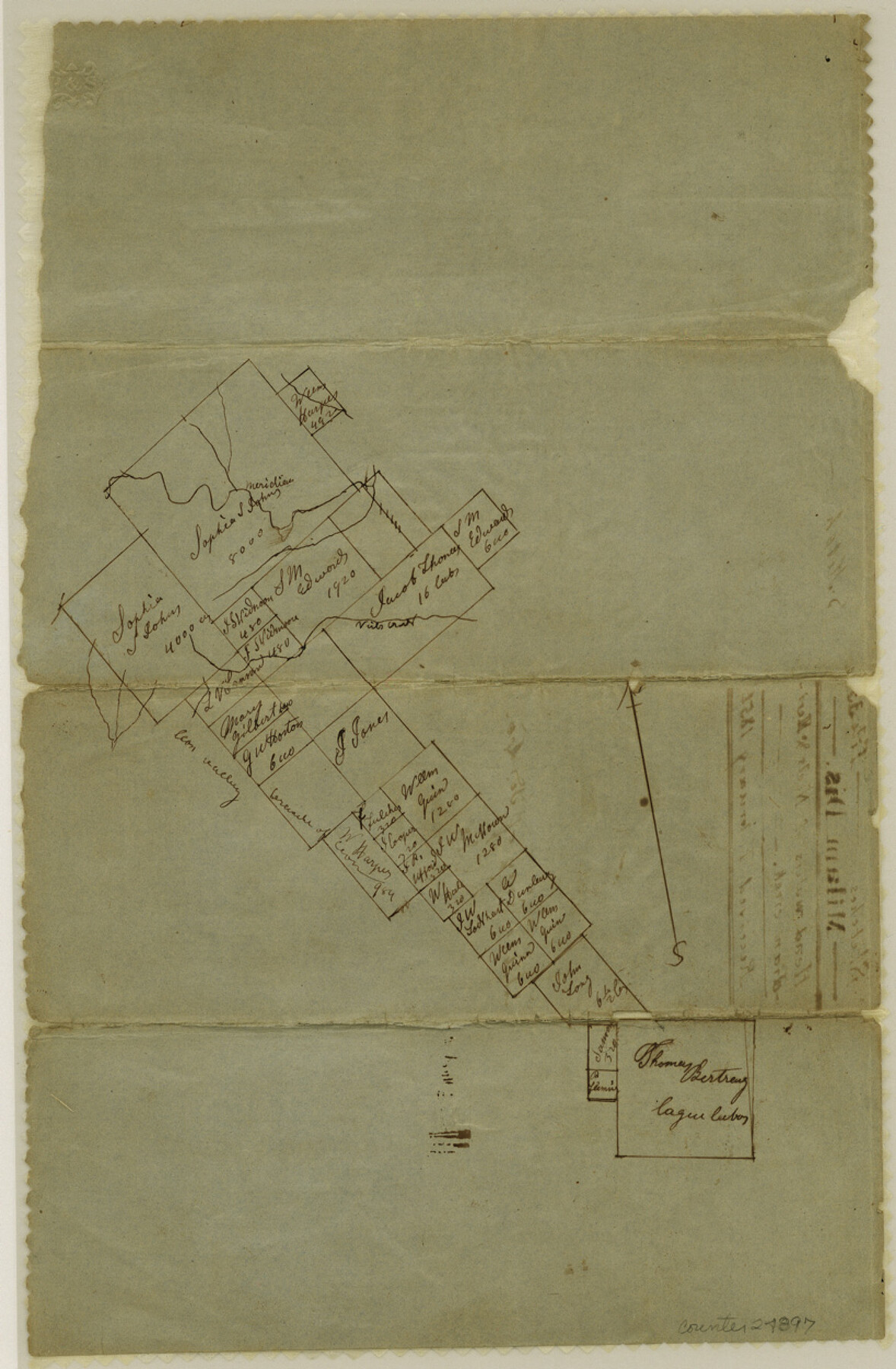 24897, Hamilton County Sketch File 1, General Map Collection