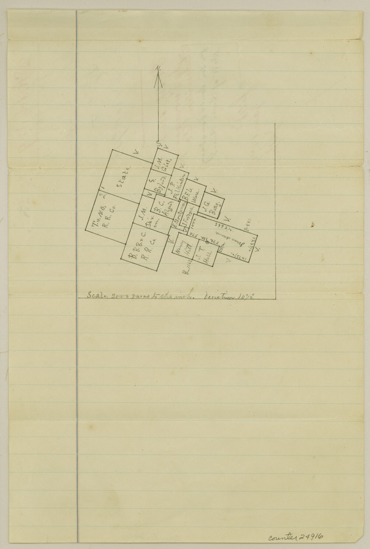 24916, Hamilton County Sketch File 9, General Map Collection