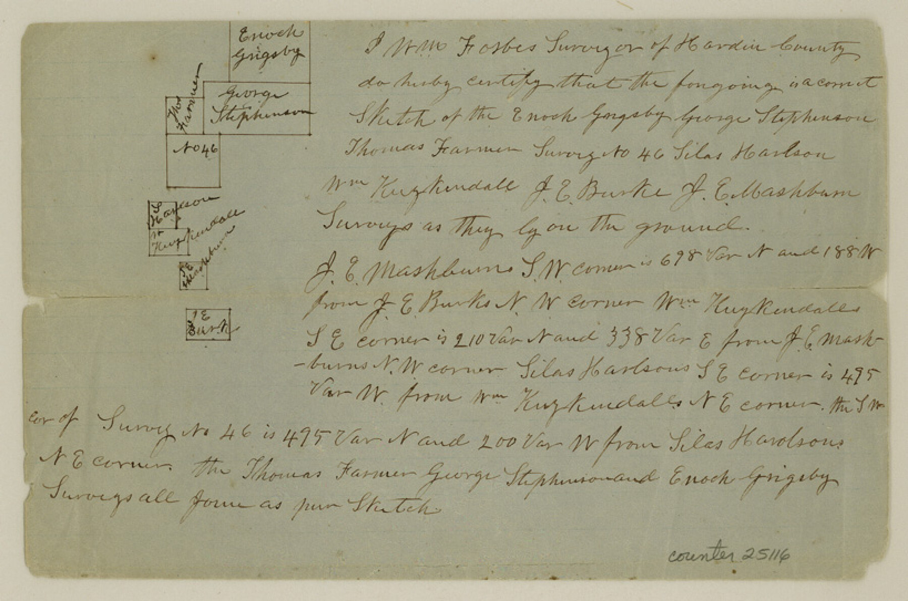 25116, Hardin County Sketch File 12, General Map Collection