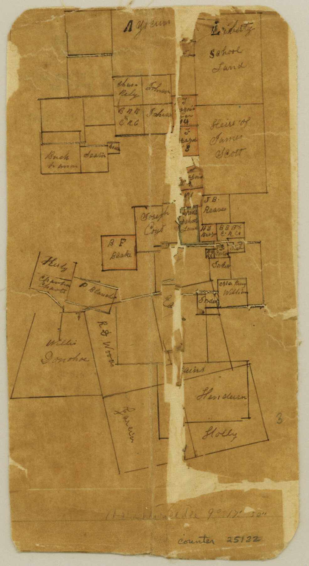 25122, Hardin County Sketch File 15, General Map Collection