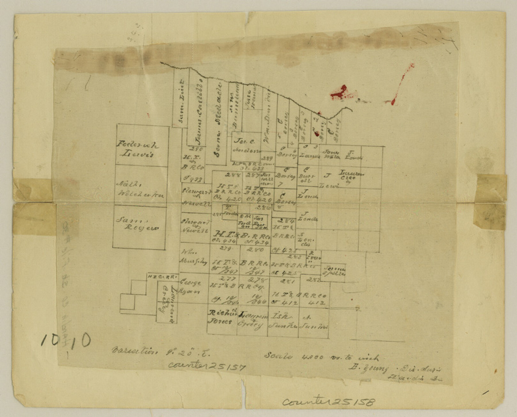 25157, Hardin County Sketch File 30, General Map Collection