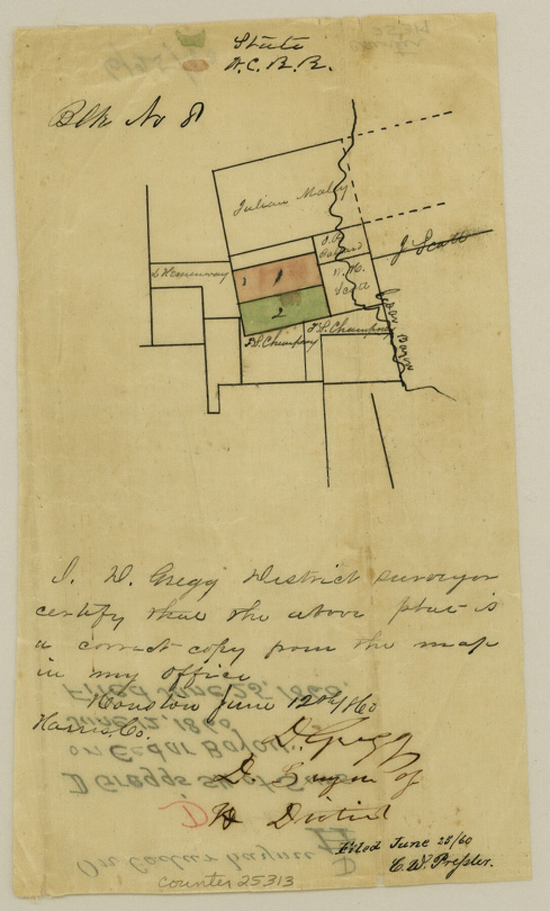 25313, Harris County Sketch File D, General Map Collection