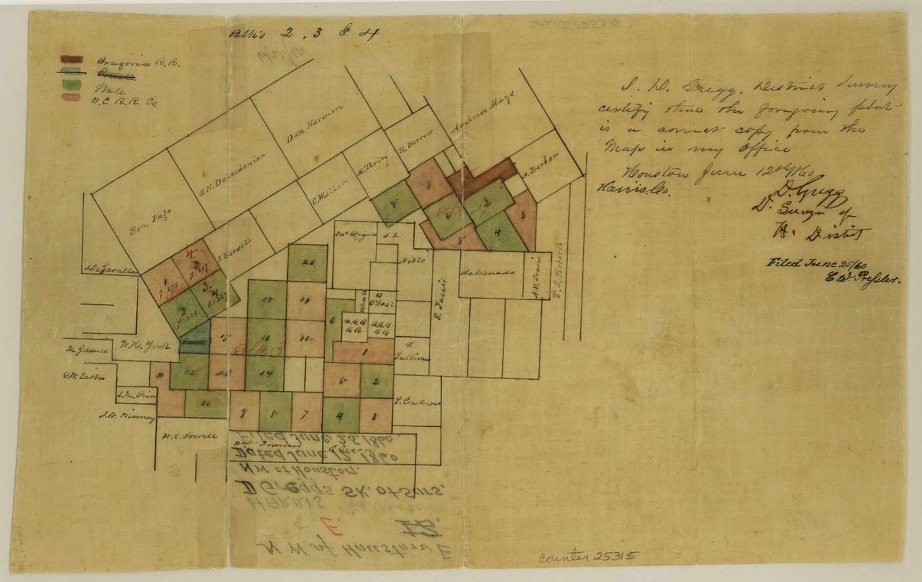 25315, Harris County Sketch File E, General Map Collection