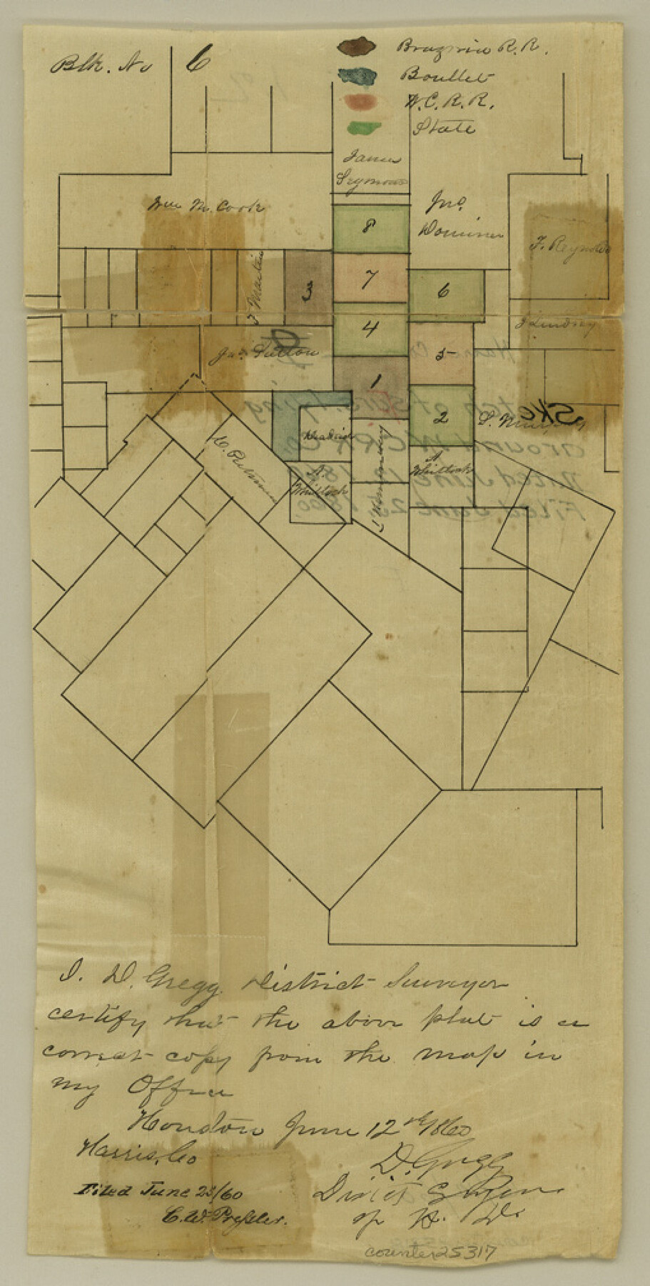 25317, Harris County Sketch File F, General Map Collection