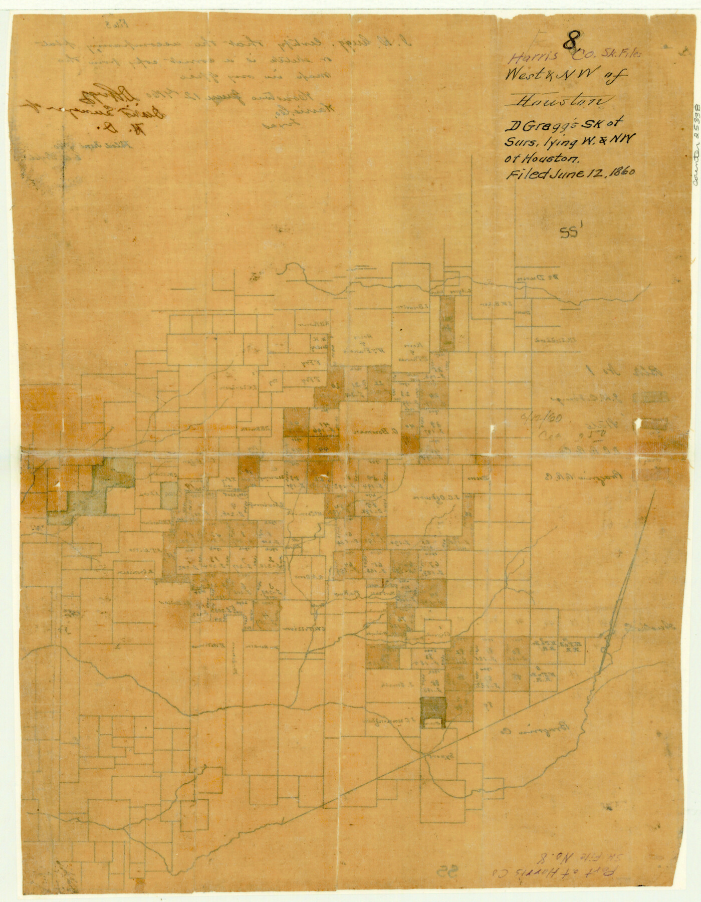 25338, Harris County Sketch File 8, General Map Collection