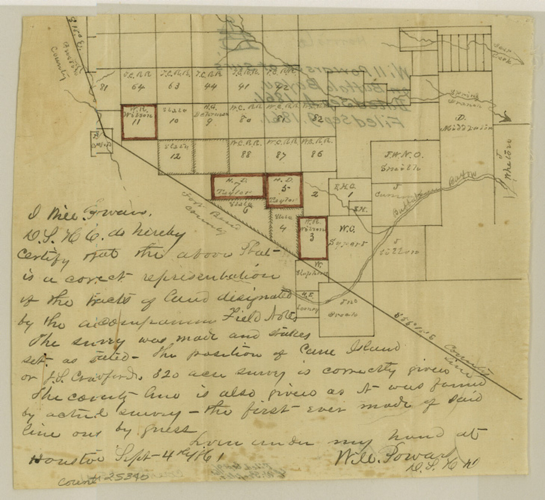 25340, Harris County Sketch File 9, General Map Collection