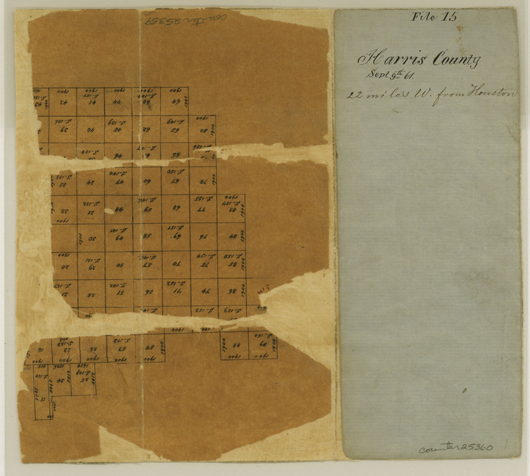 25359, Harris County Sketch File 15, General Map Collection