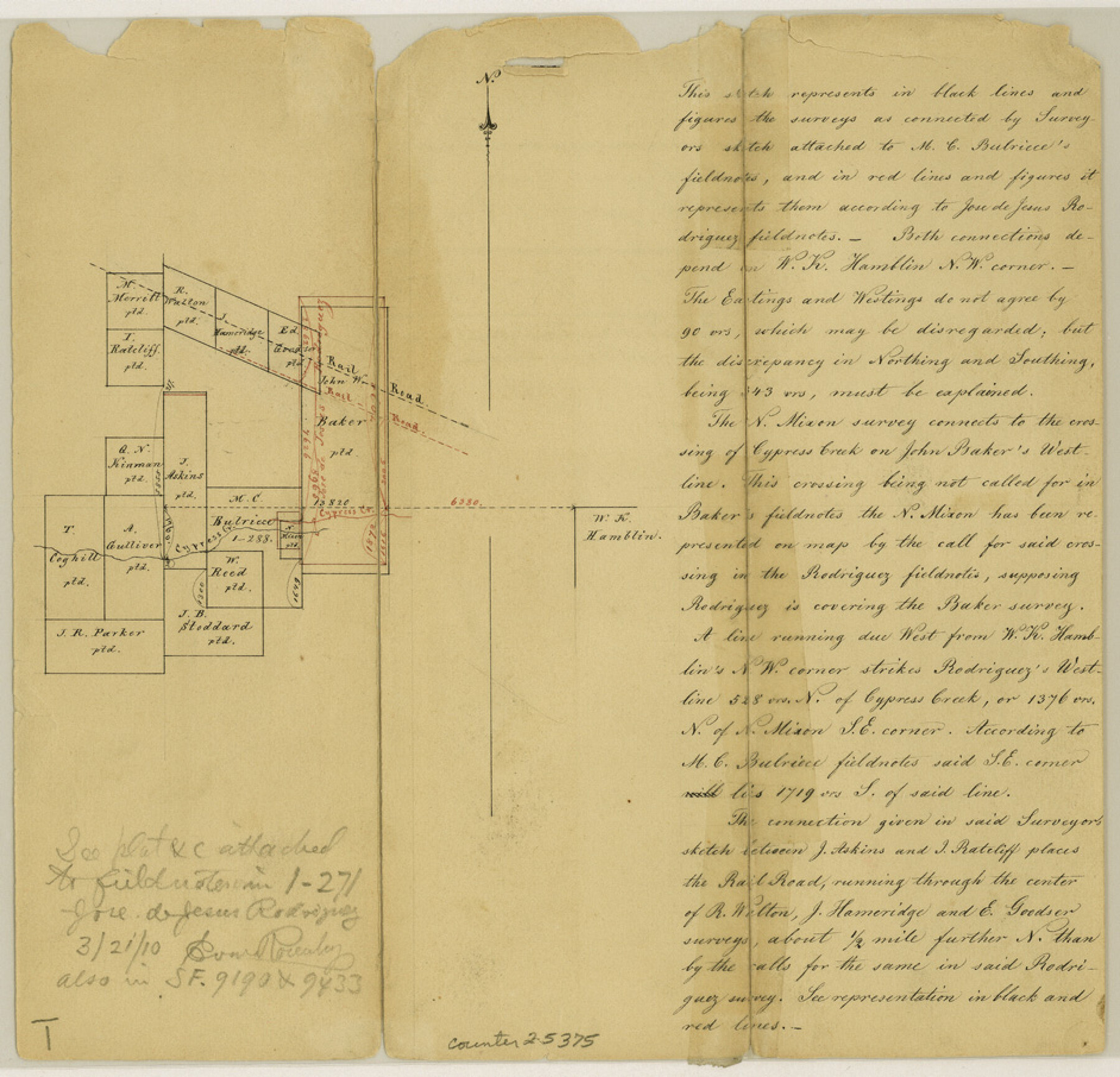 25375, Harris County Sketch File 22, General Map Collection