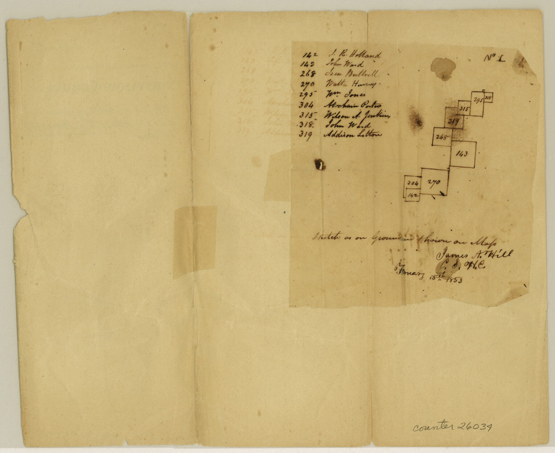 26034, Harrison County Sketch File 2, General Map Collection