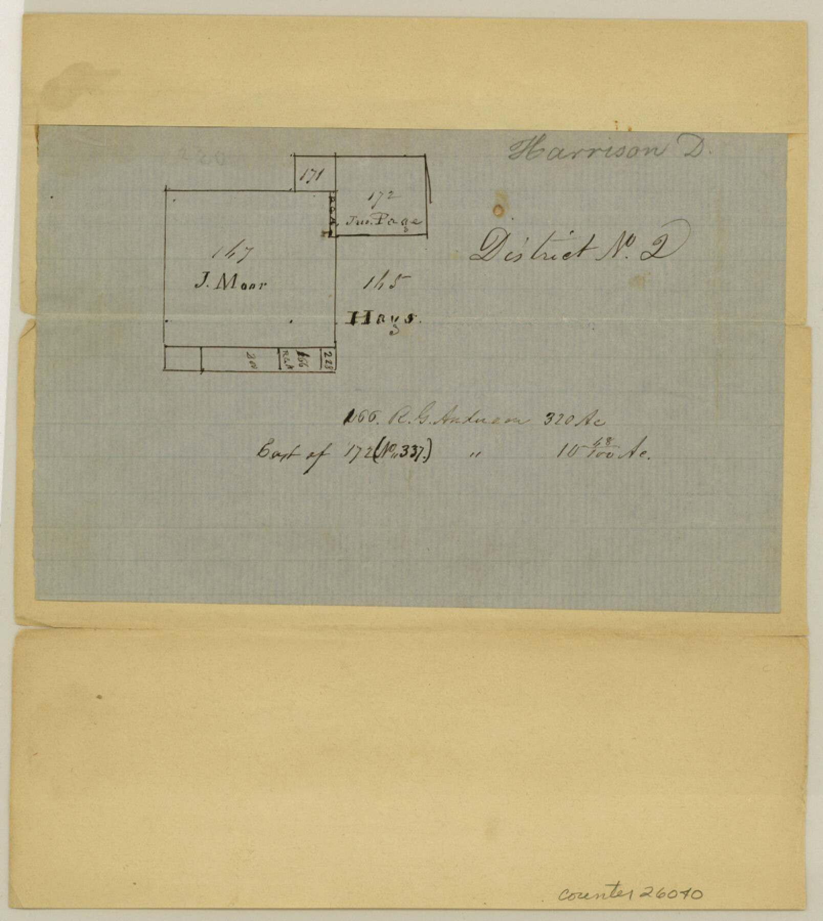 26040, Harrison County Sketch File 4, General Map Collection