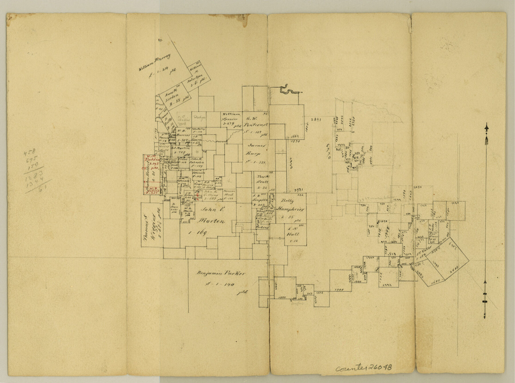 26048, Harrison County Sketch File 9, General Map Collection