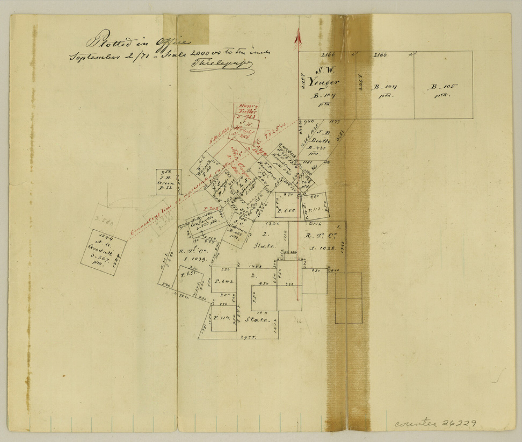 26229, Hays County Sketch File 16a, General Map Collection