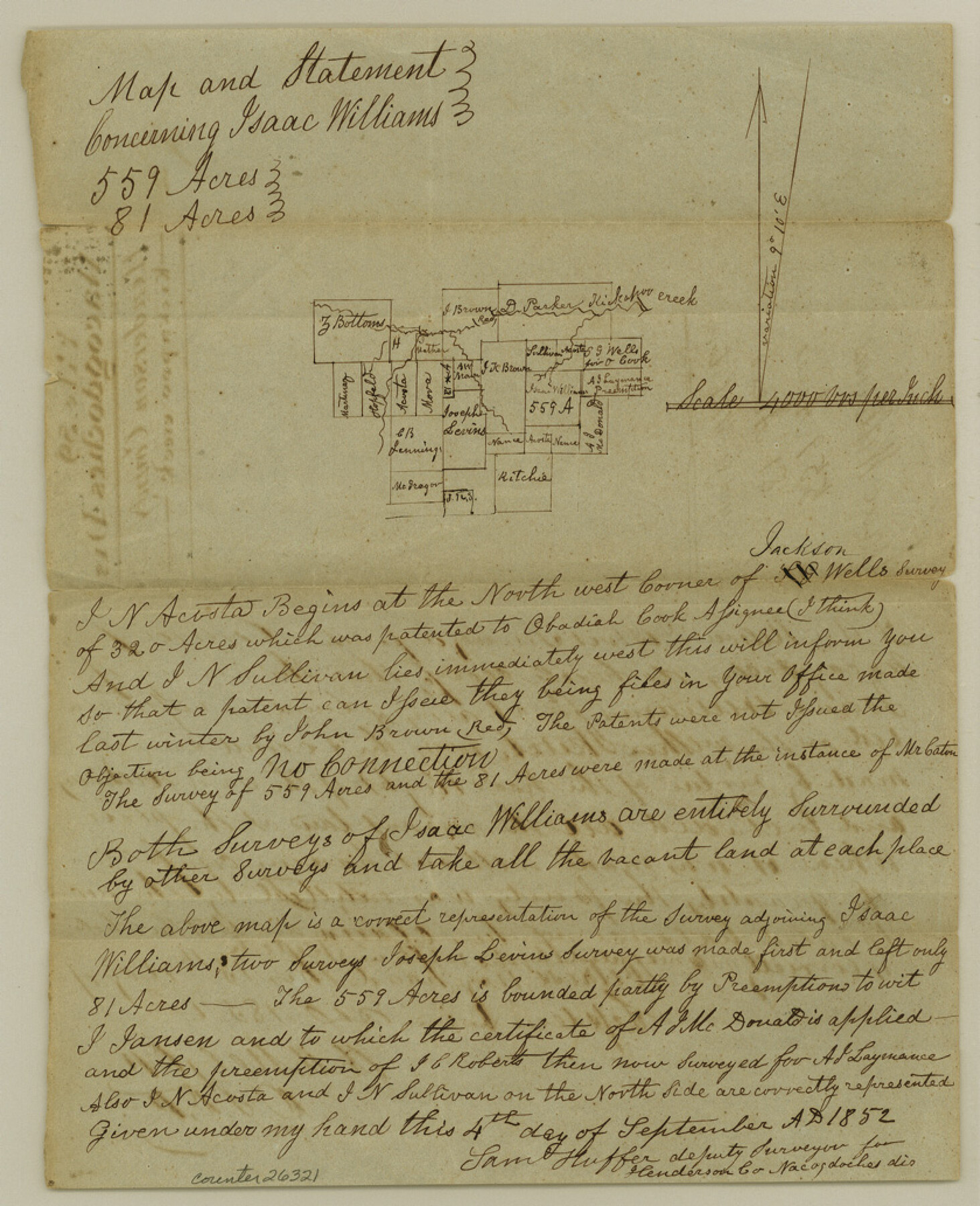 26321, Henderson County Sketch File 3, General Map Collection