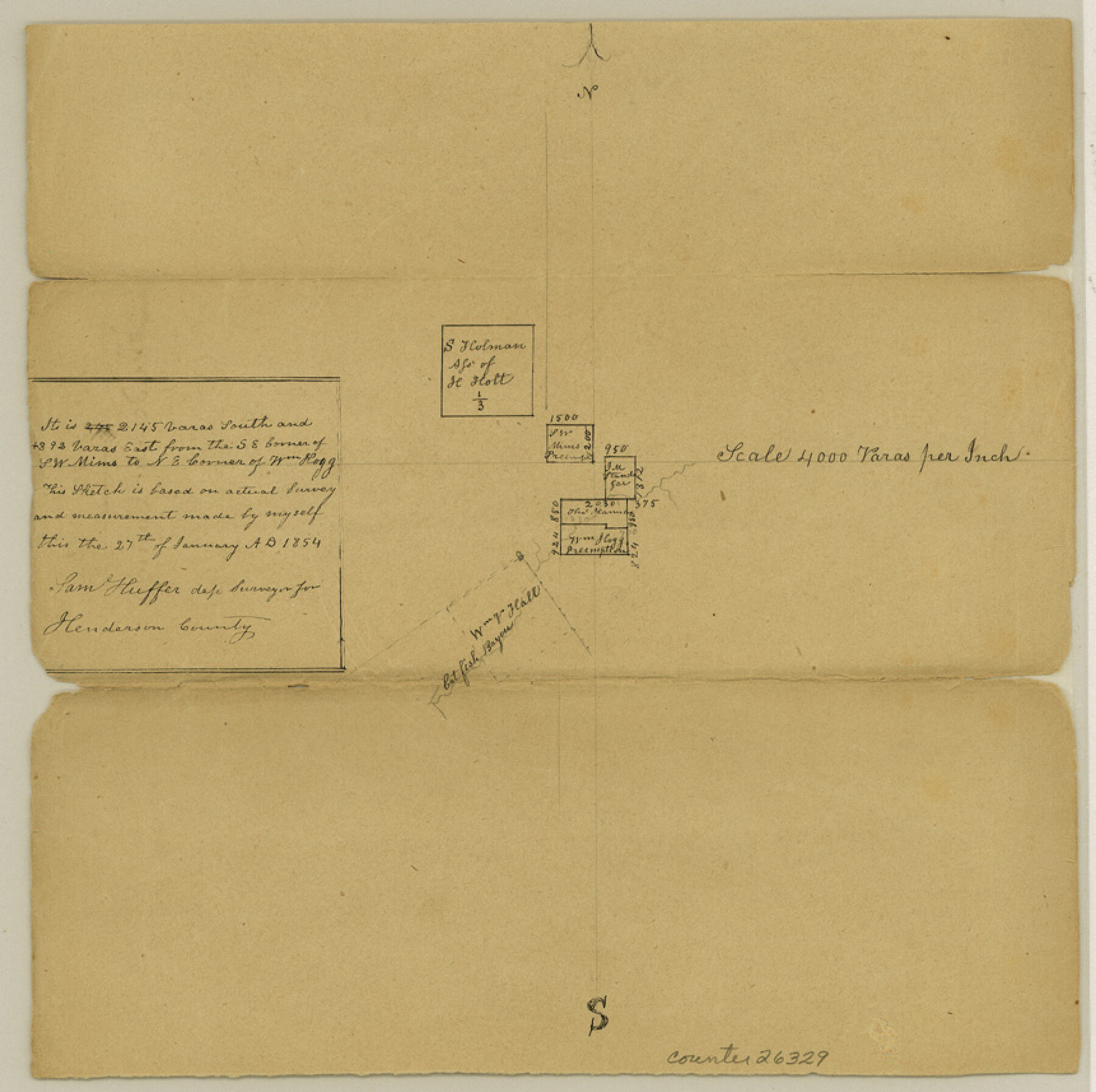 26329, Henderson County Sketch File 7, General Map Collection