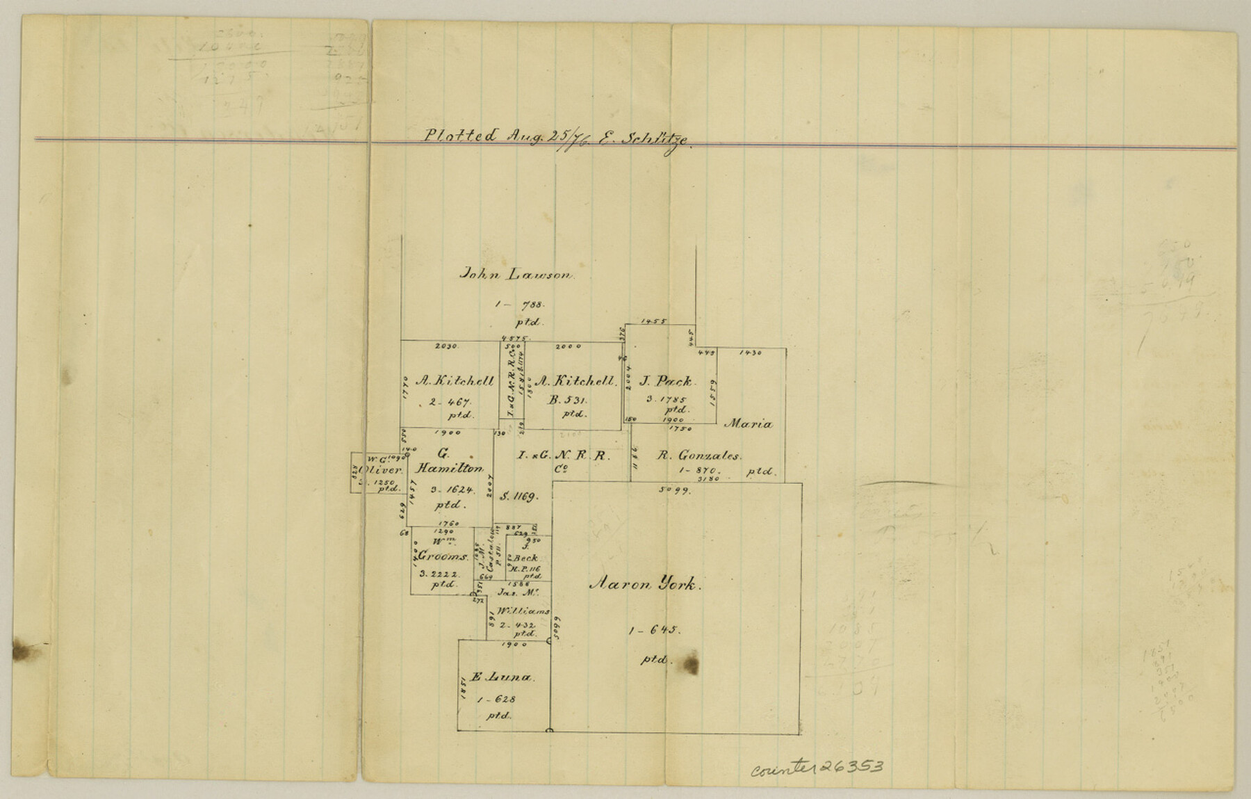 26353, Henderson County Sketch File 13, General Map Collection