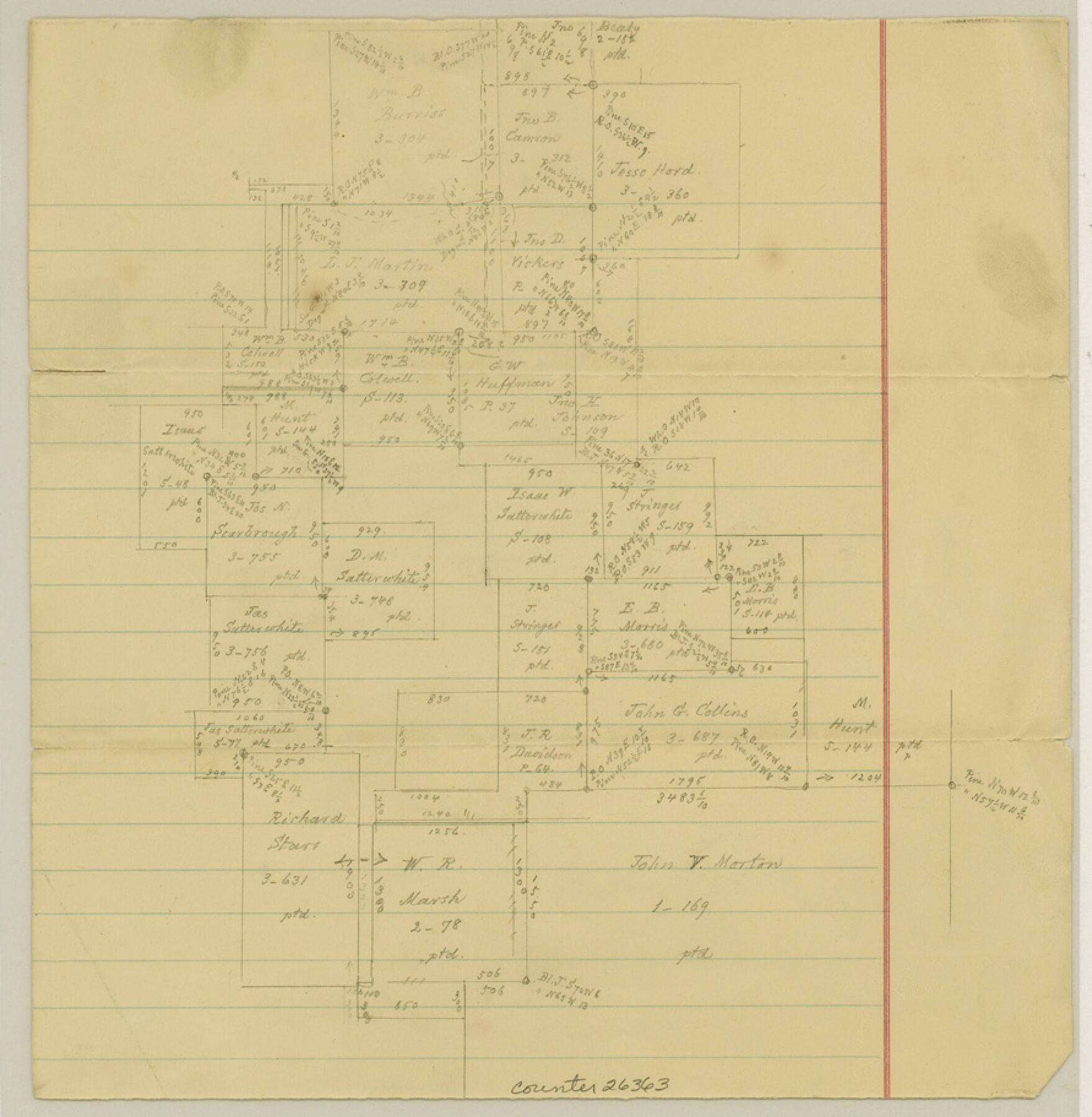26363, Henderson County Sketch File 19, General Map Collection