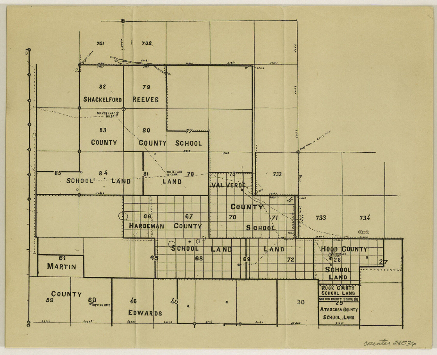 26536, Hockley County Sketch File 4, General Map Collection