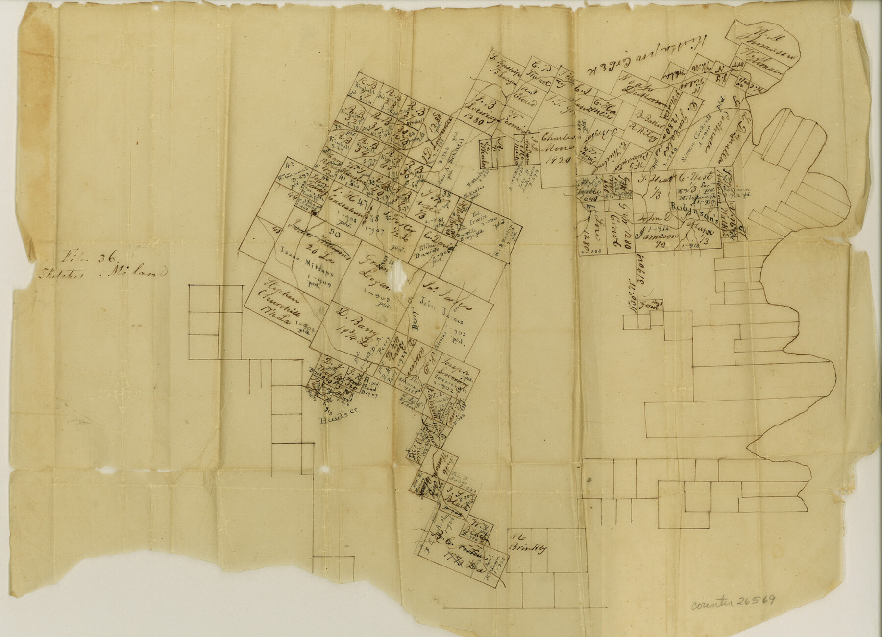 26569, Hood County Sketch File 1, General Map Collection